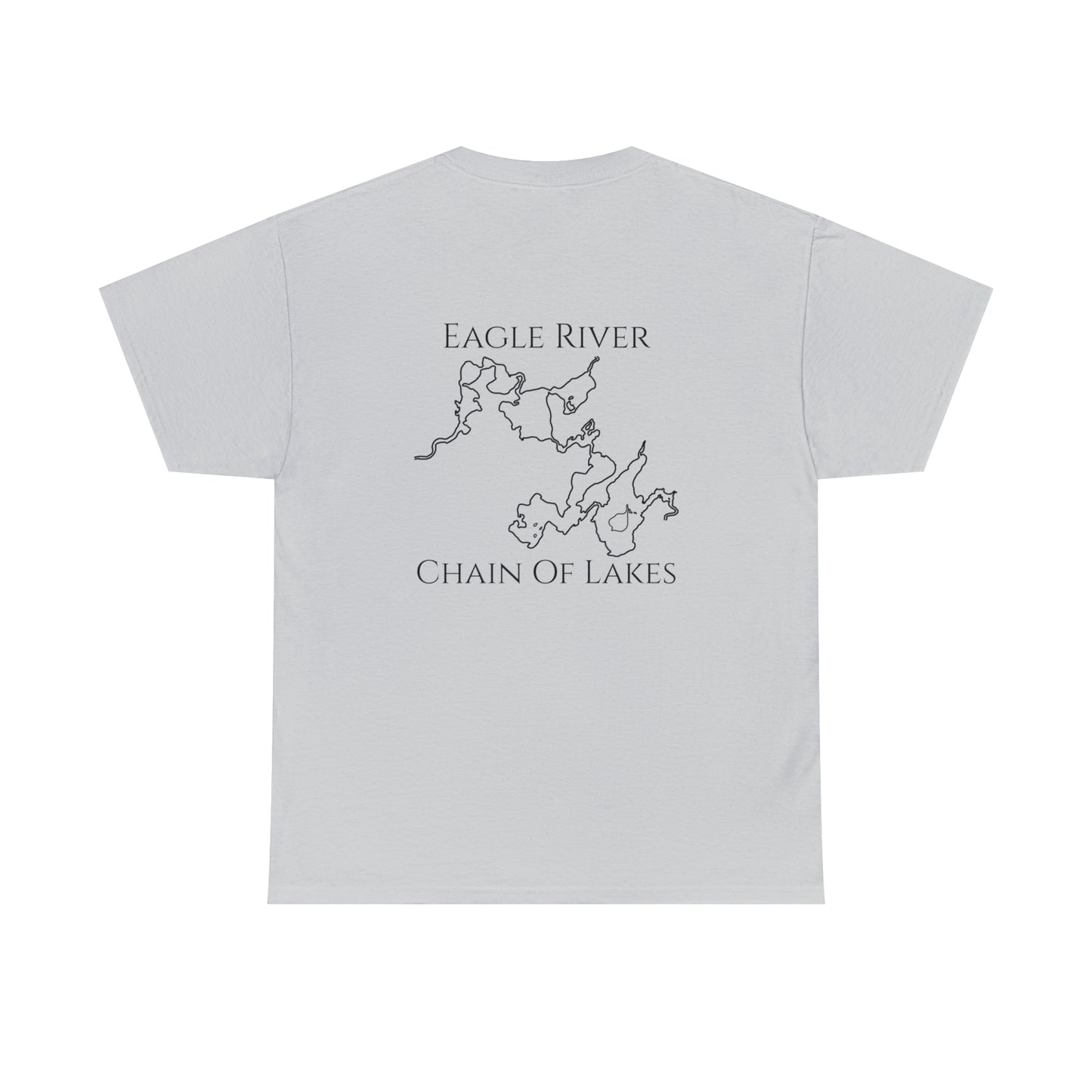 Eagle River Inner Tube Girl - Unisex Heavy Tee Shirt