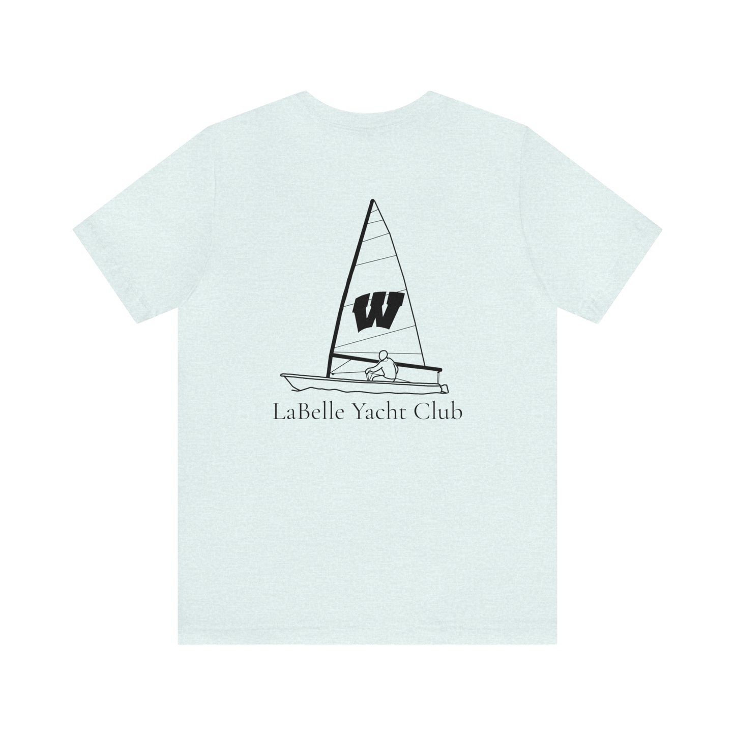 LaBelle Yacht Club Wisconsin Sailing - Unisex Lightweight Short Sleeve Tee