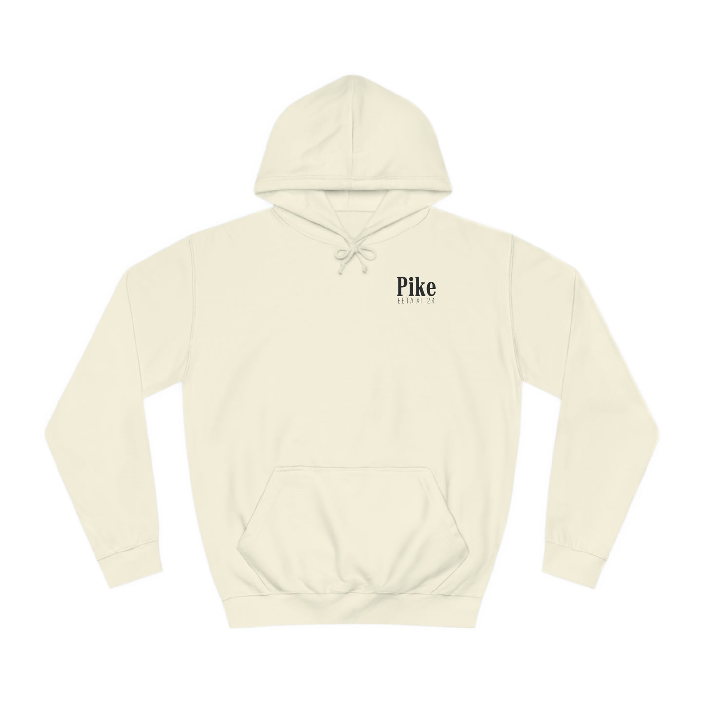 Pike Final Mockup Navy Unisex Hoodie Medium Weight (brown and navy yellow)