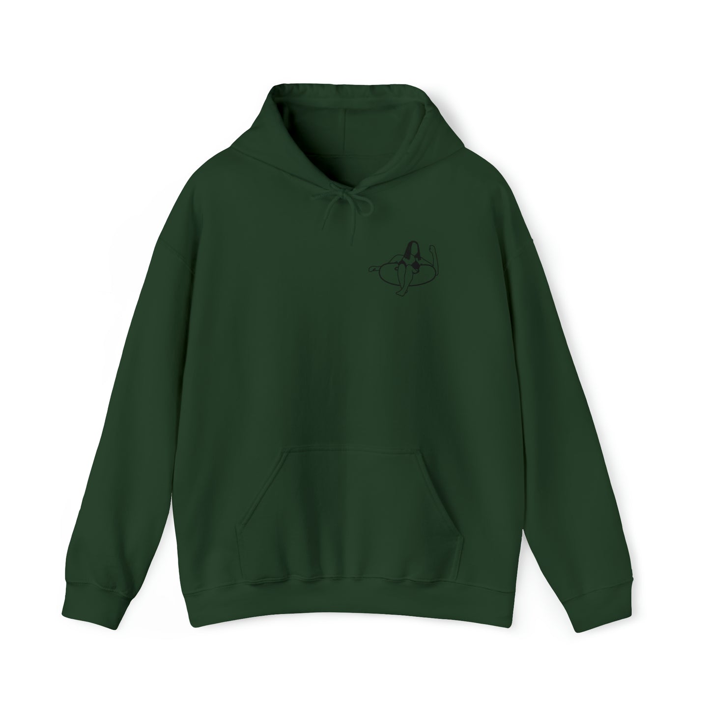 Eagle River Inner Tube Girl - Unisex Heavy Blend Hooded Sweatshirt
