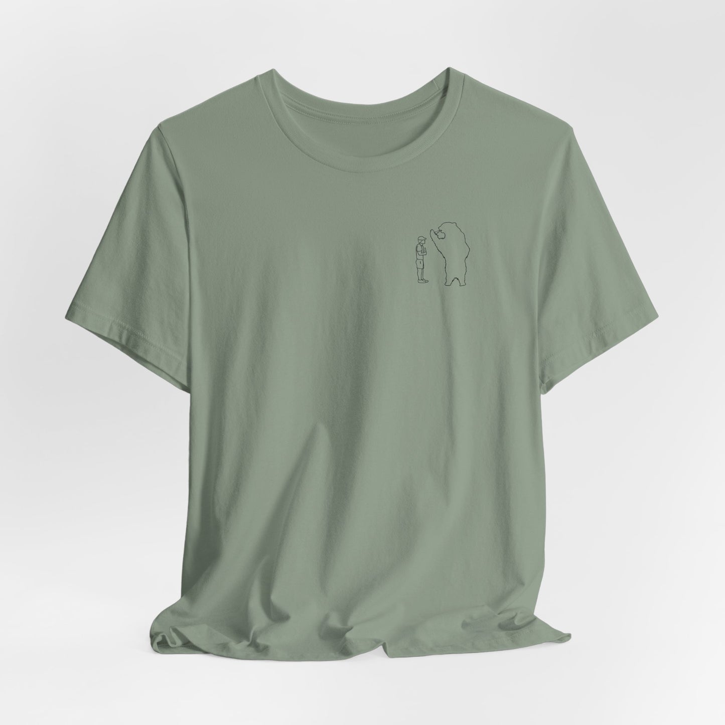 Papa Bear Yellowstone National Park Unisex Lightweight Short Sleeve Tee