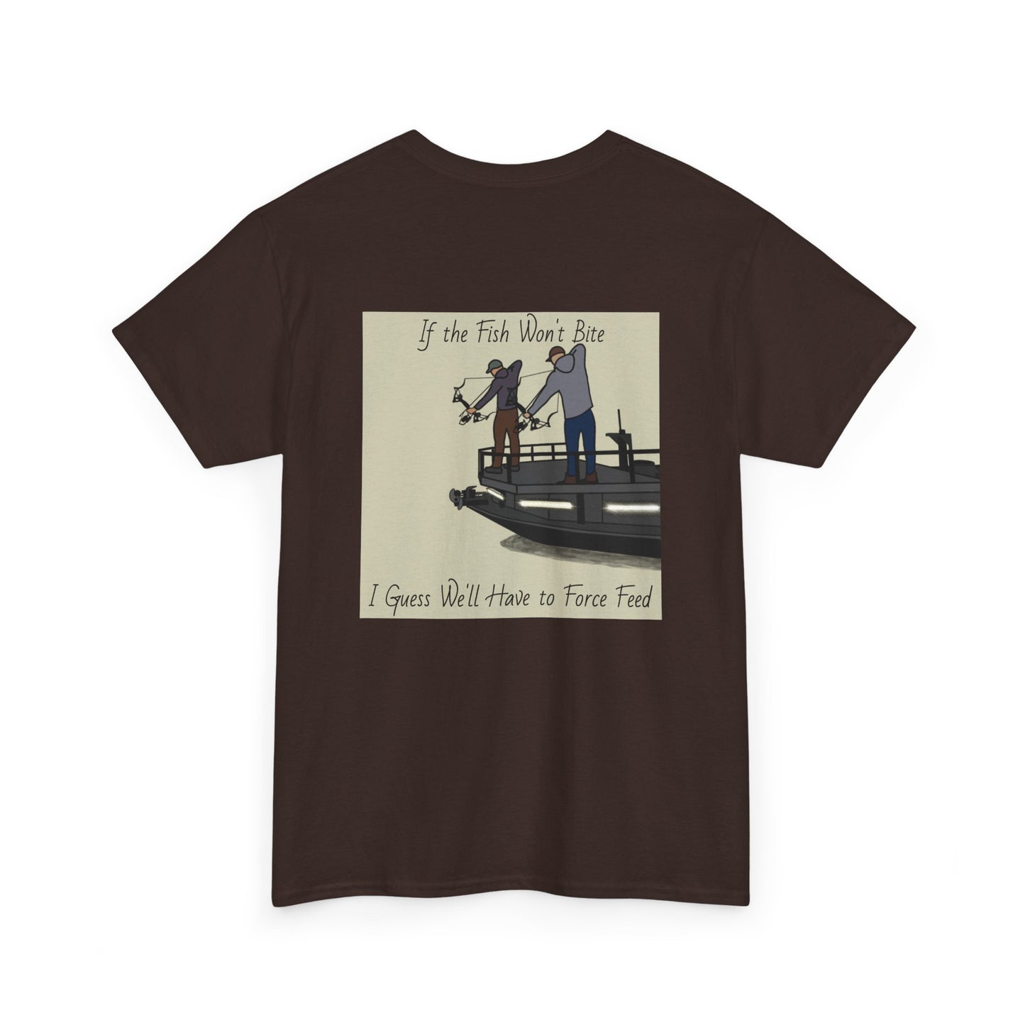 Bow fishing and MW Model - Unisex Heavy Tee Shirt