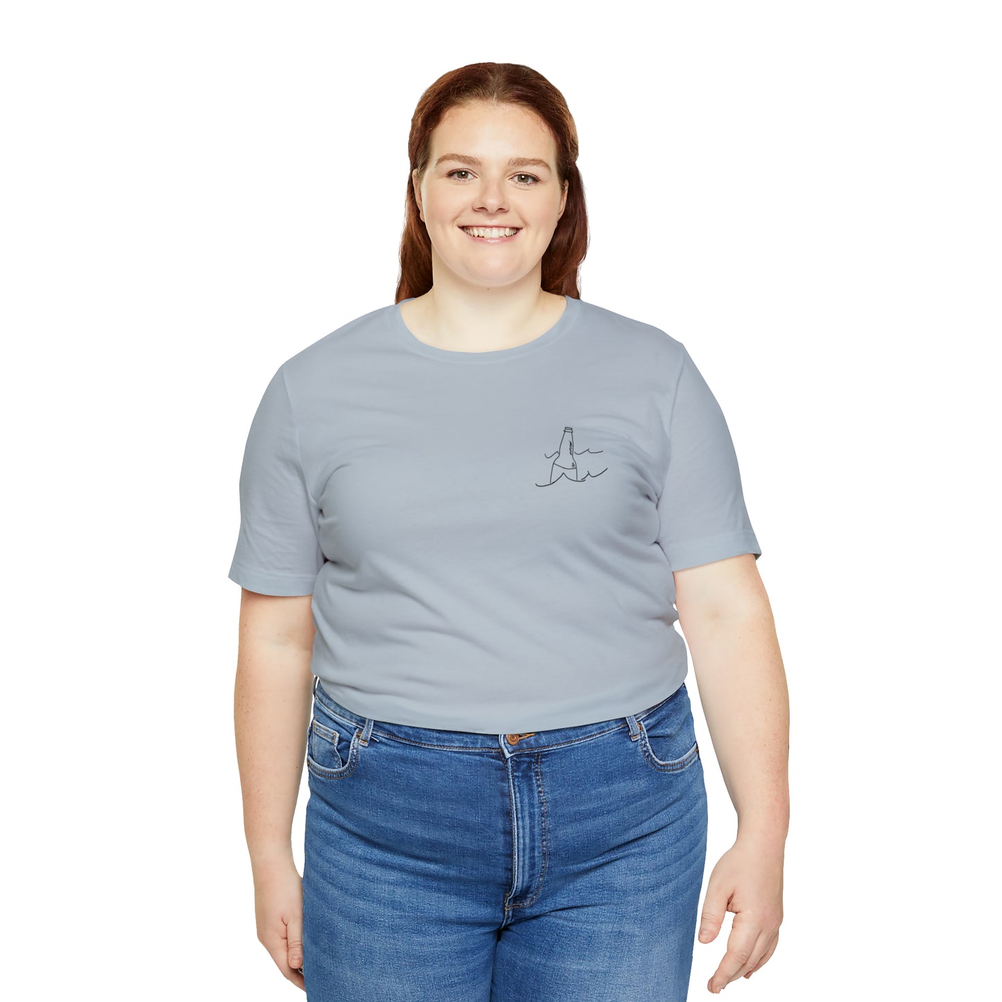 Bottle Patch - lac LaBelle Unisex Lightweight Short Sleeve Tee