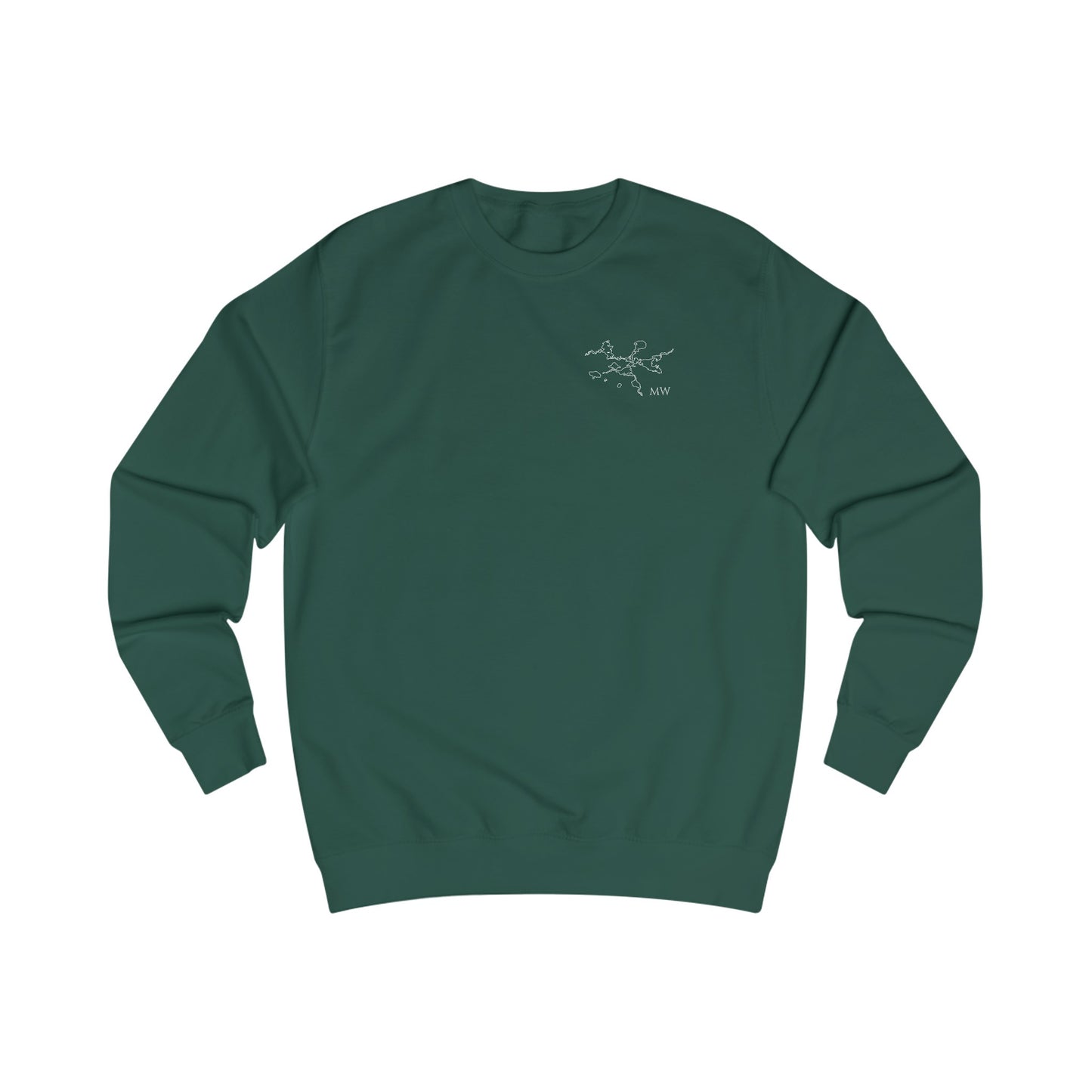 Unisex Crewneck Sweatshirt (Float Plane With Coordinates)