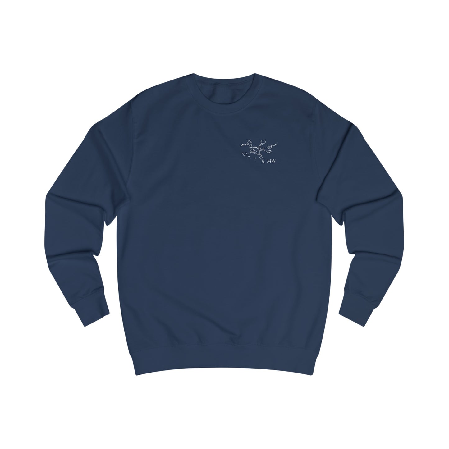 Unisex Crewneck Sweatshirt (Float Plane With Coordinates)