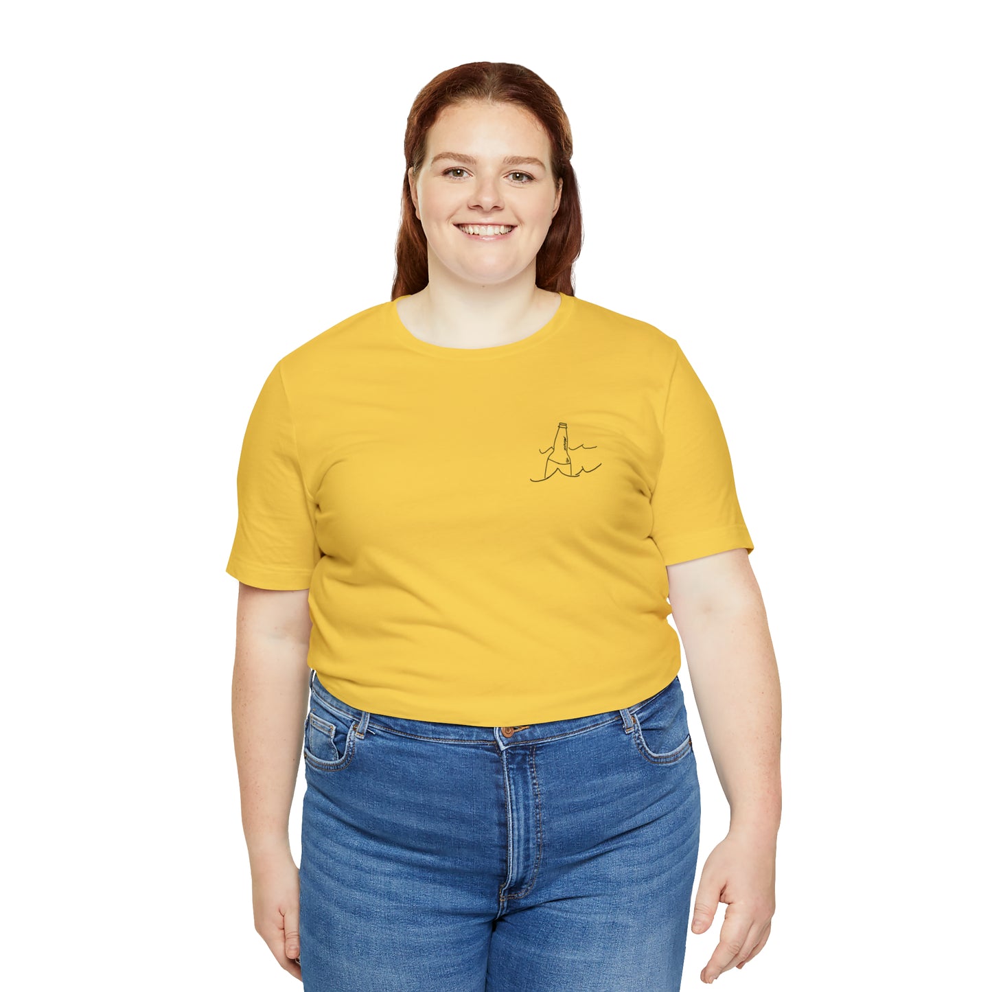 Bottle Patch - lac LaBelle Unisex Lightweight Short Sleeve Tee