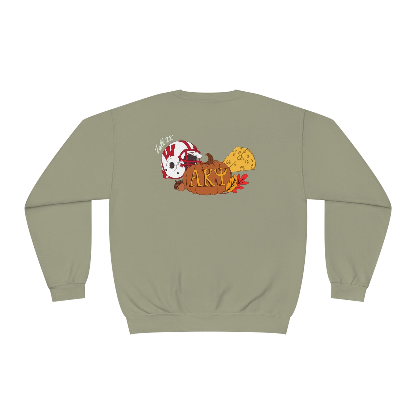 Fall 22 AkPsi With Leaf - Unisex NuBlend® Crewneck Sweatshirt