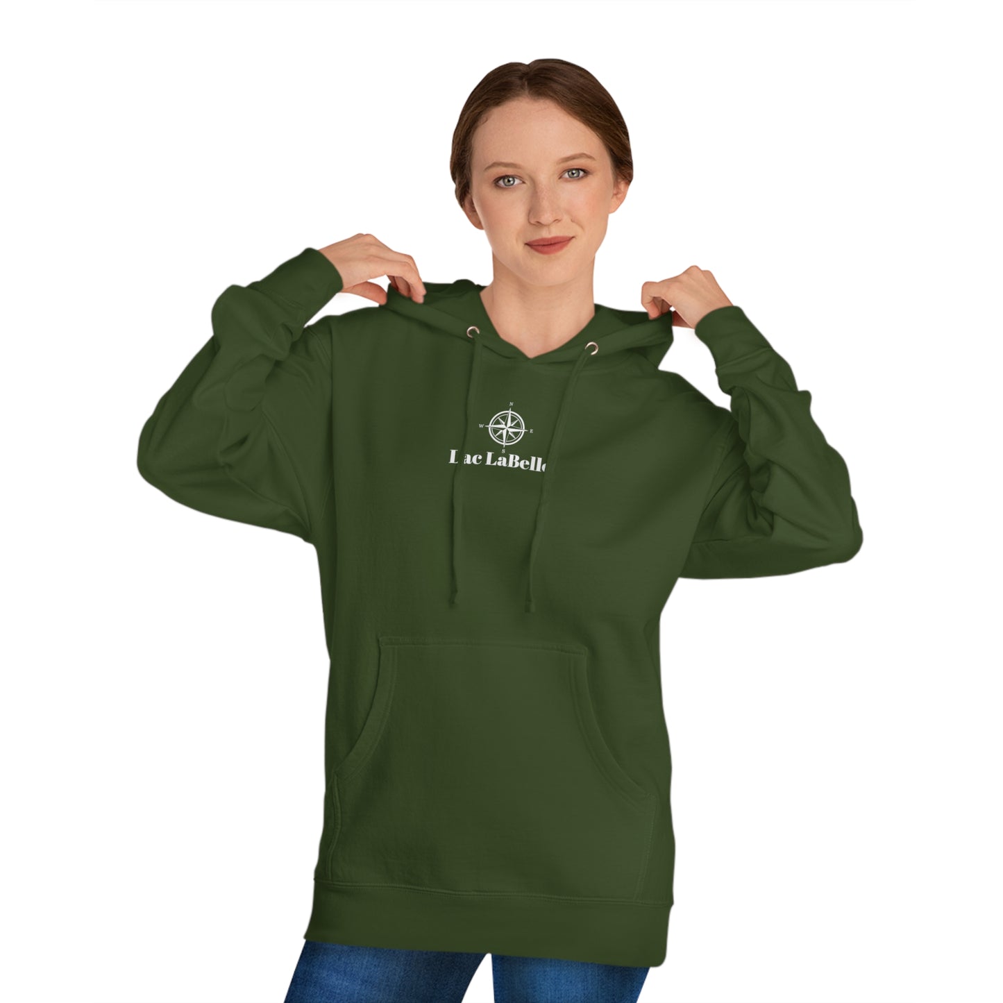 Lac LaBelle Compass Rose Unisex Hooded Sweatshirt ITC