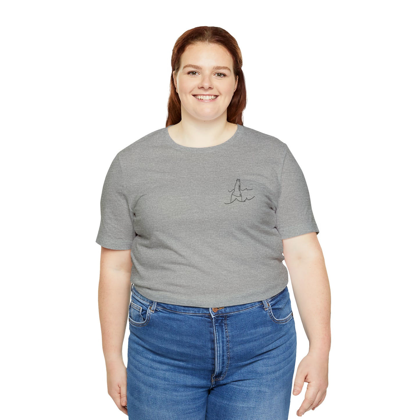 Bottle Patch - lac LaBelle Unisex Lightweight Short Sleeve Tee