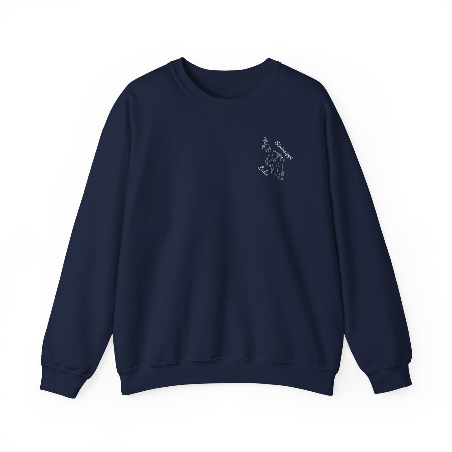 Paddle Board Girl - Sinissippi Lake Unisex Heavy Blend™ Crewneck Sweatshirt