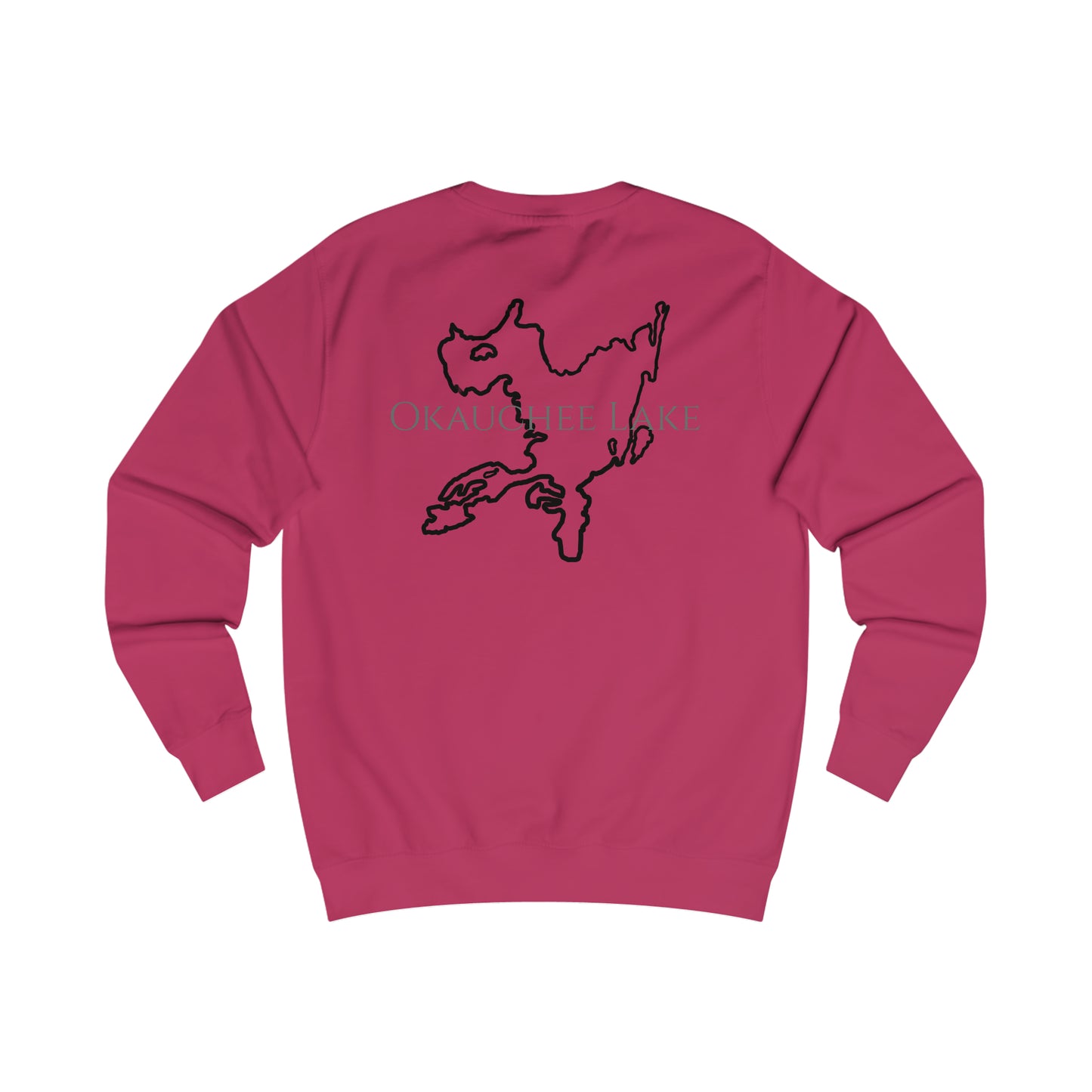 Row Boat Dog Fishing - Okauchee Lake Men's Sweatshirt