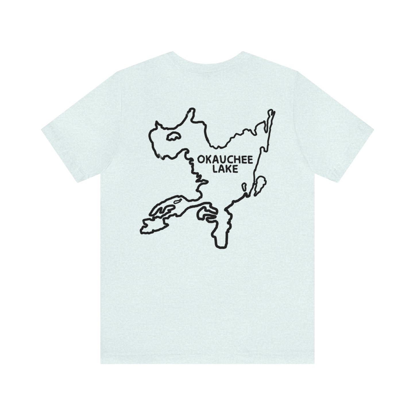 Okauchee Lake, Malibu Wakesetter - Unisex Lightweight Short Sleeve Tee