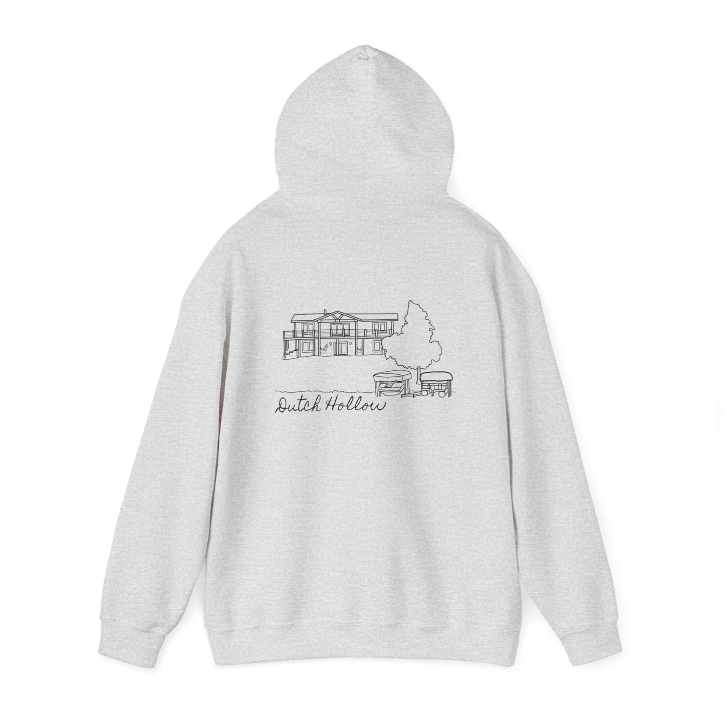 Beer Die Dutch Hollow Cabin - Unisex Heavy Blend Hooded Sweatshirt