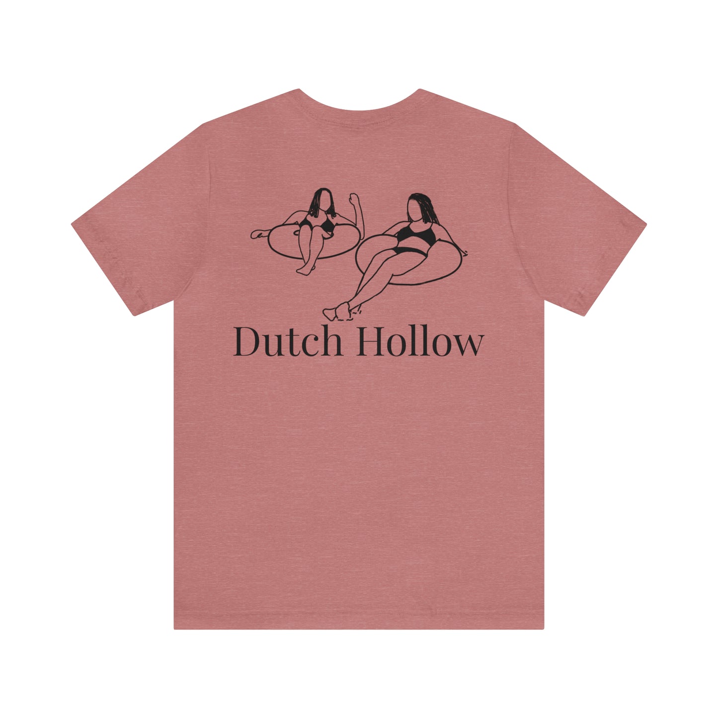 Dutch Hollow Lake, Inner Tube Girls - Unisex Lightweight Short Sleeve Tee