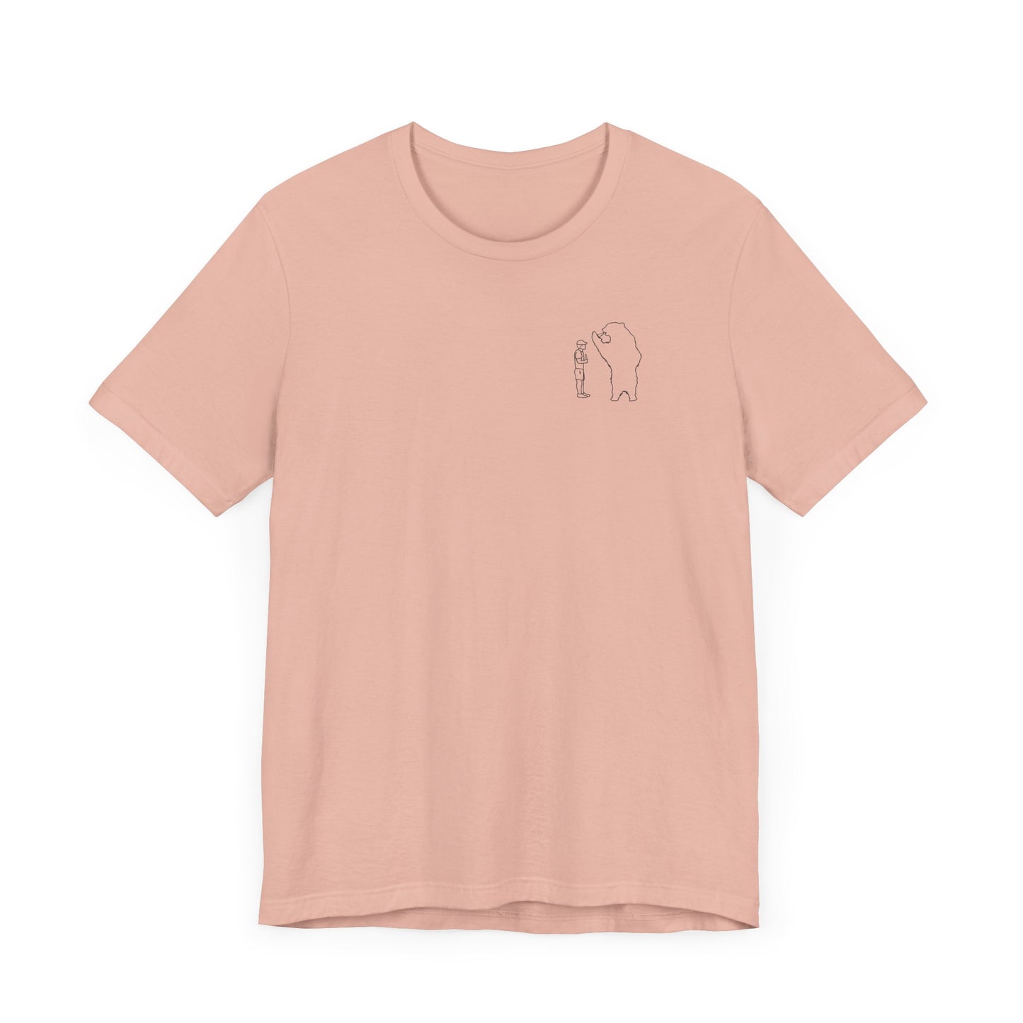 Papa Bear Yellowstone National Park Unisex Lightweight Short Sleeve Tee