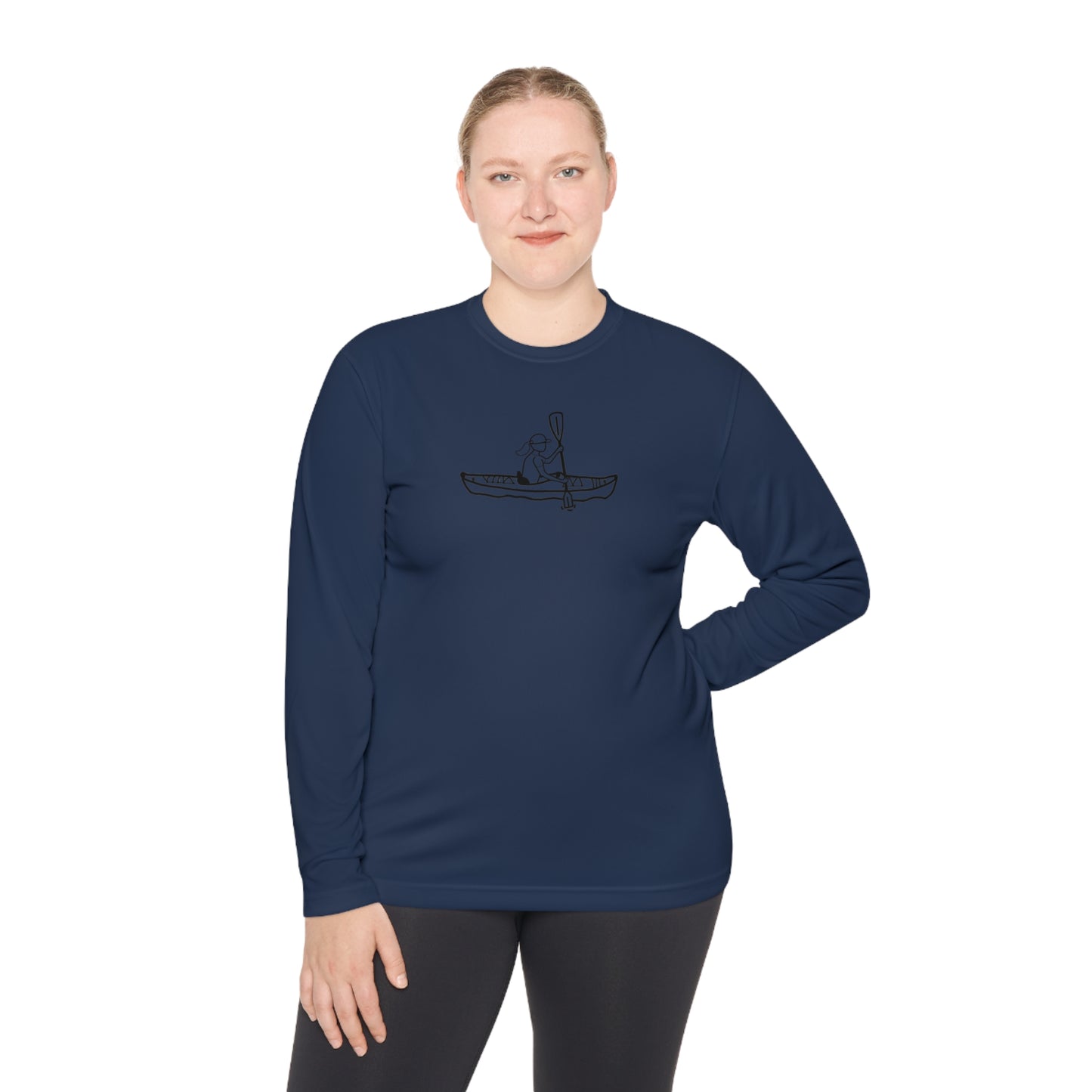 Lightweight Long Sleeve Tee (Kayak Girl Design)