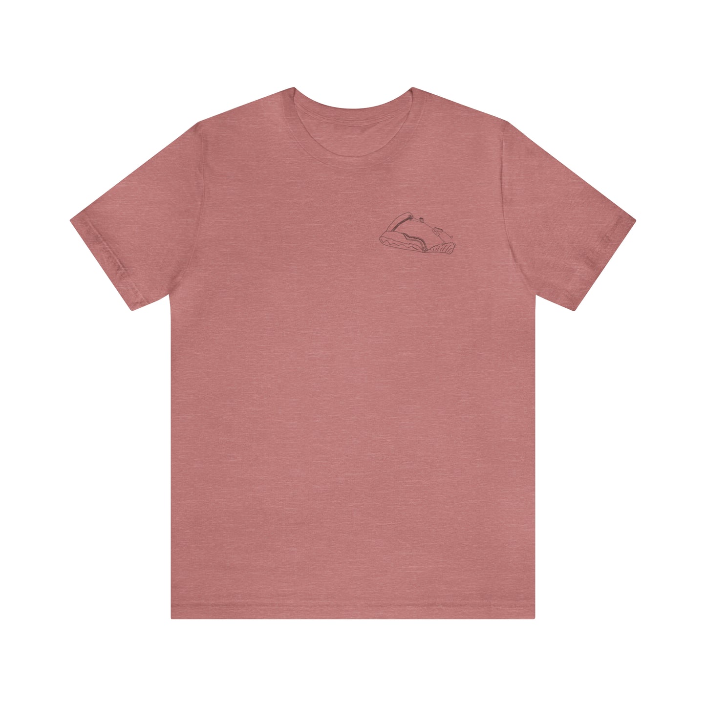 Okauchee Lake, Standup Jetski Fall - Unisex Lightweight Short Sleeve Tee