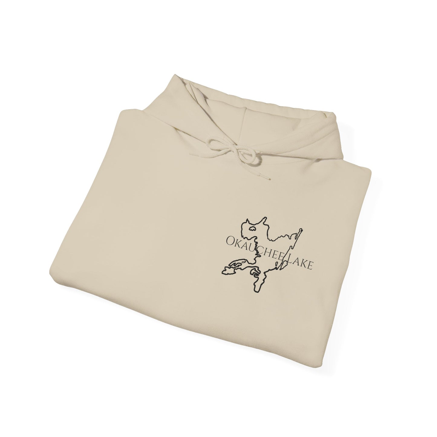 Surfing Sketch (Okauchee Lake) Unisex Heavy Blend Hooded Sweatshirt
