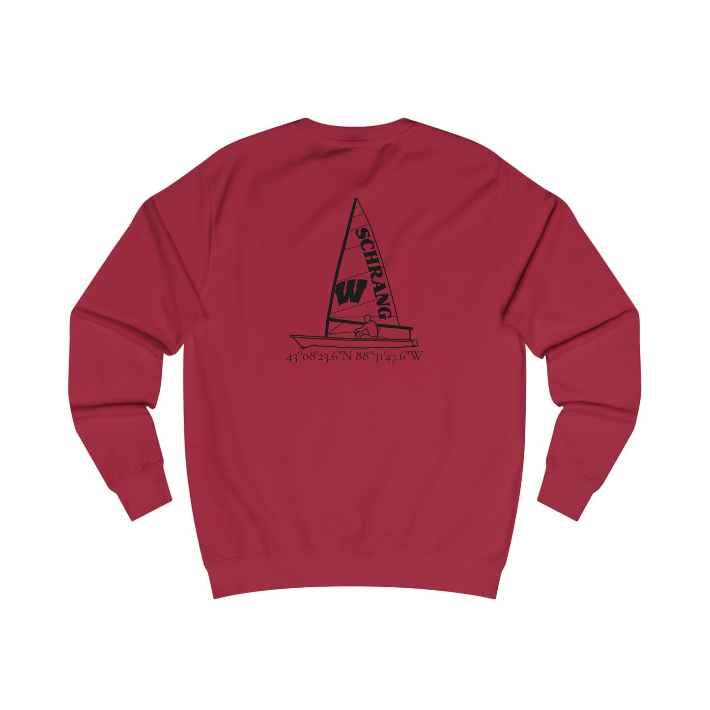 Shrang Sailing Compass Rose Unisex Crewneck Sweatshirt