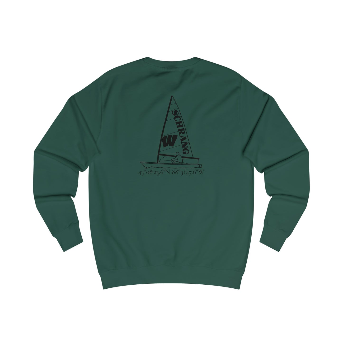 Shrang Sailing Compass Rose Unisex Crewneck Sweatshirt