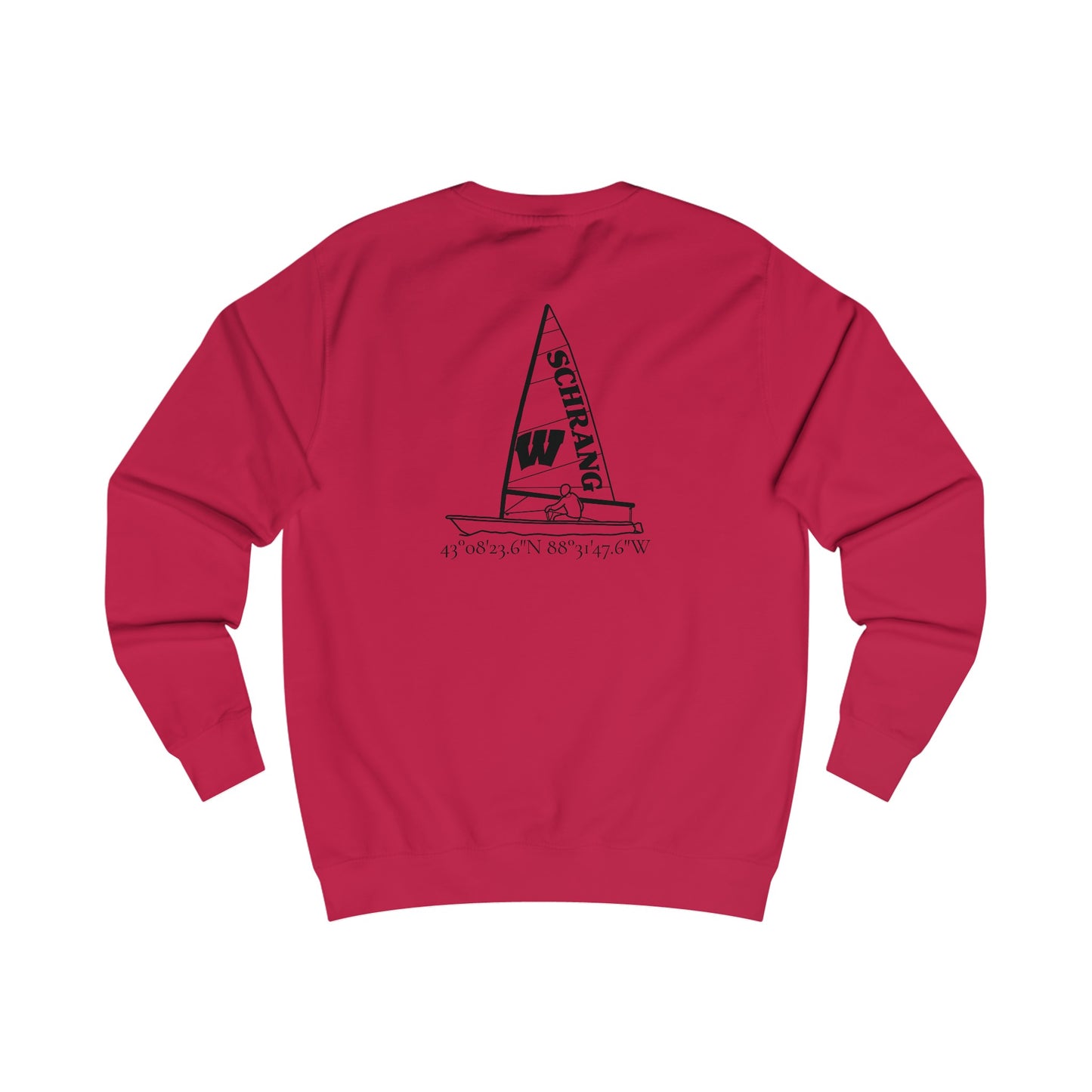 Shrang Sailing Compass Rose Unisex Crewneck Sweatshirt