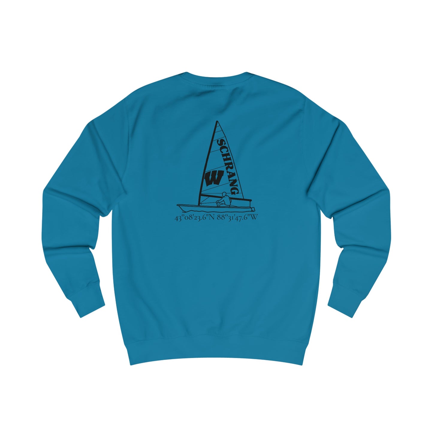 Shrang Sailing Compass Rose Unisex Crewneck Sweatshirt