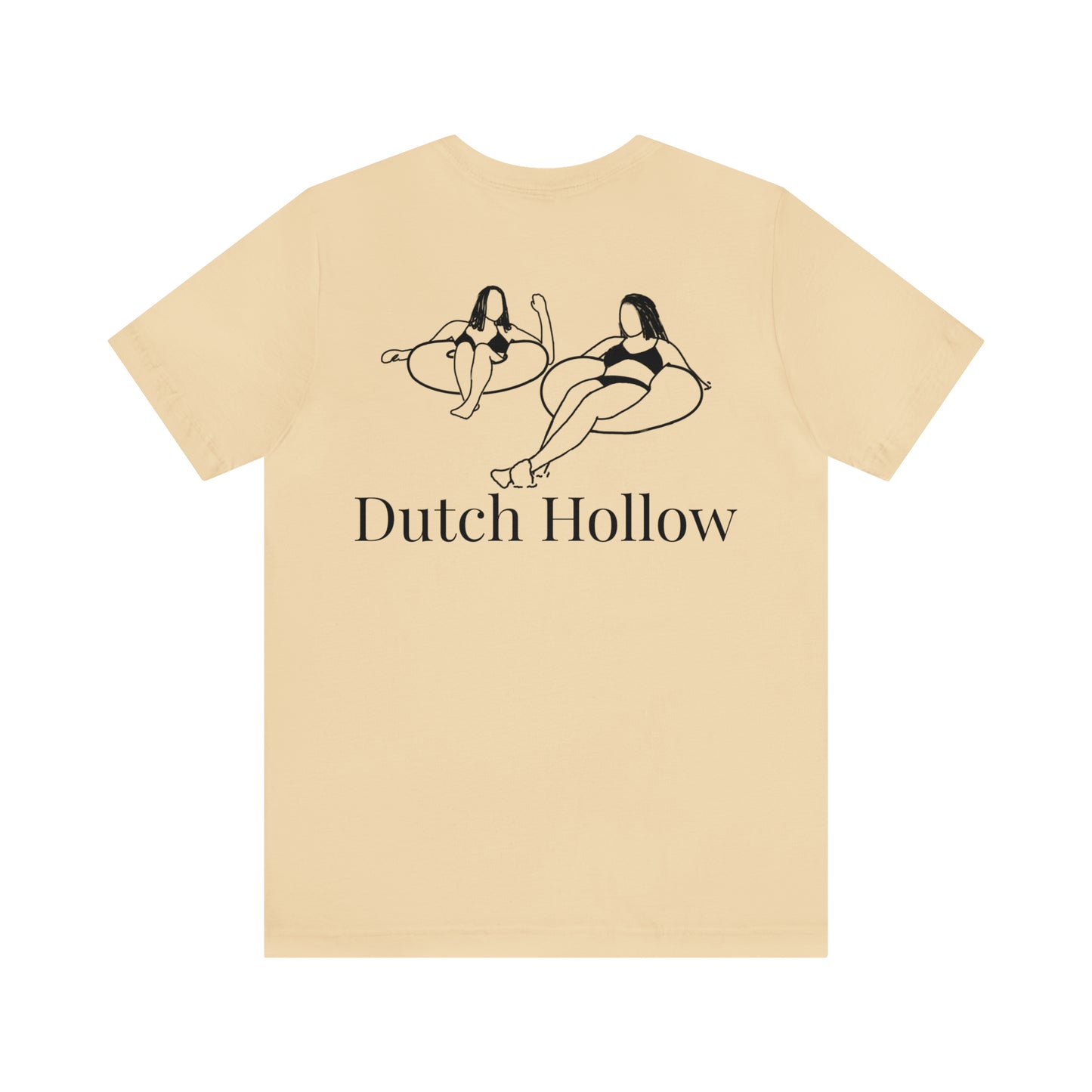 Dutch Hollow Lake, Inner Tube Girls - Unisex Lightweight Short Sleeve Tee