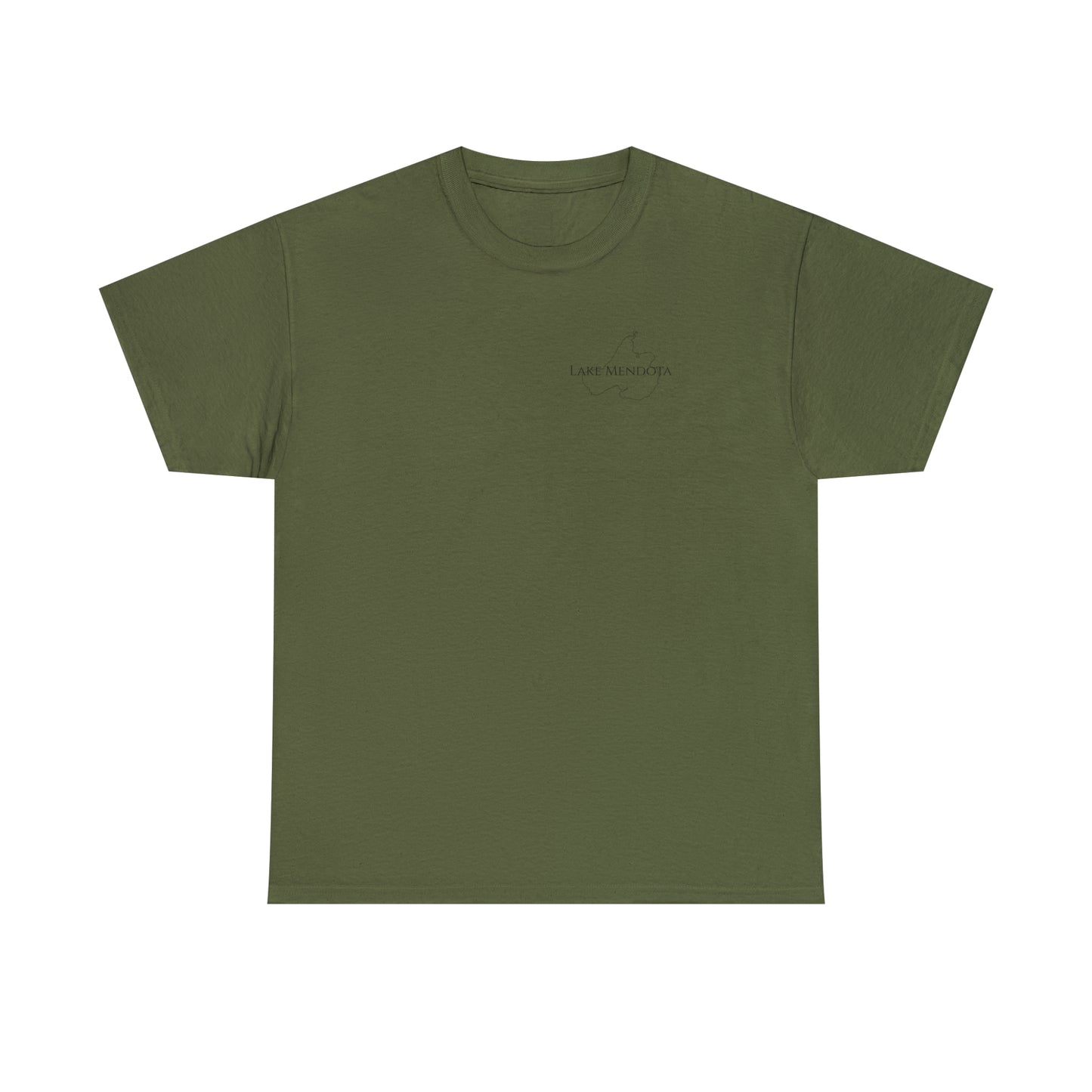 Lake Mendota, Wisconsin Sailing - Unisex Heavy Tee Shirt