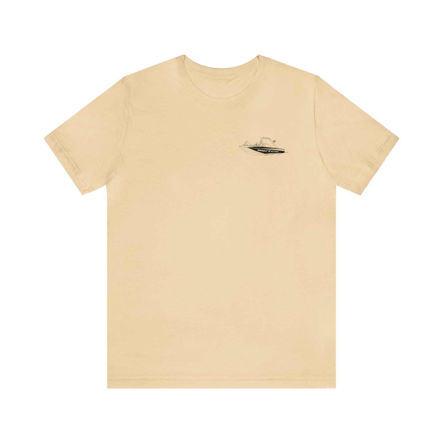 Okauchee Lake, Malibu Wakesetter - Unisex Lightweight Short Sleeve Tee