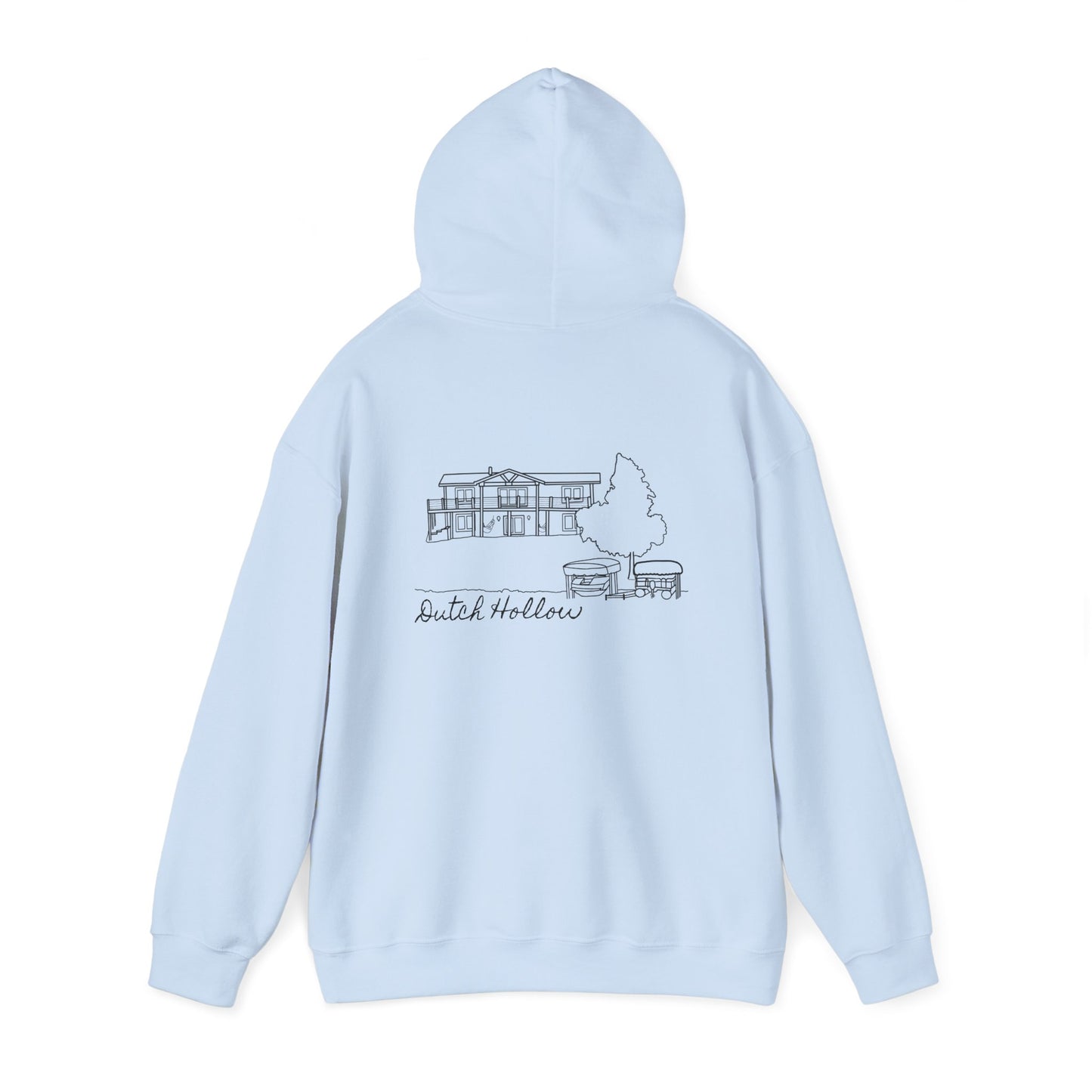 Beer Die Dutch Hollow Cabin - Unisex Heavy Blend Hooded Sweatshirt