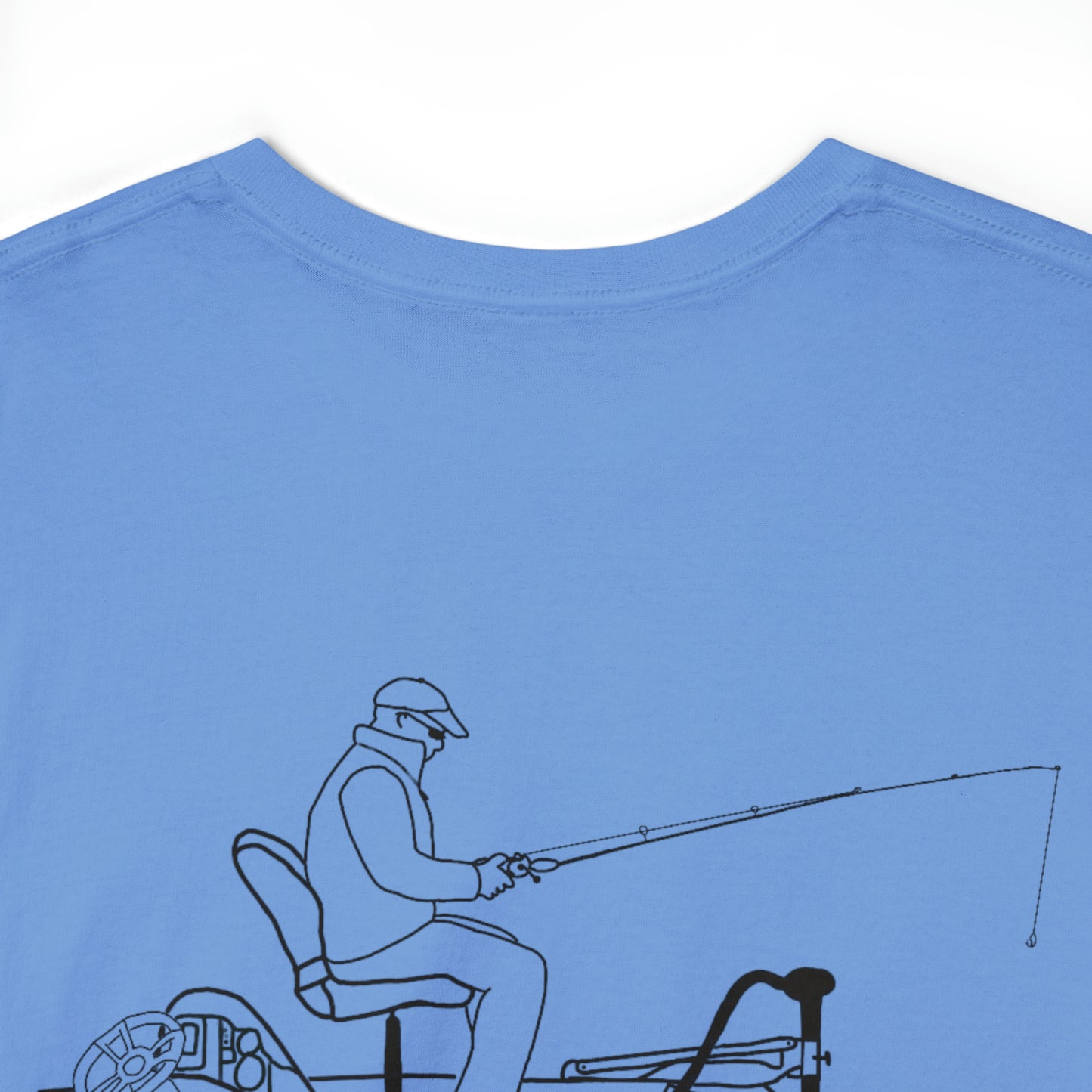 Trolling Motor Fishing - Lac LaBelle Unisex Heavy Tee Shirt