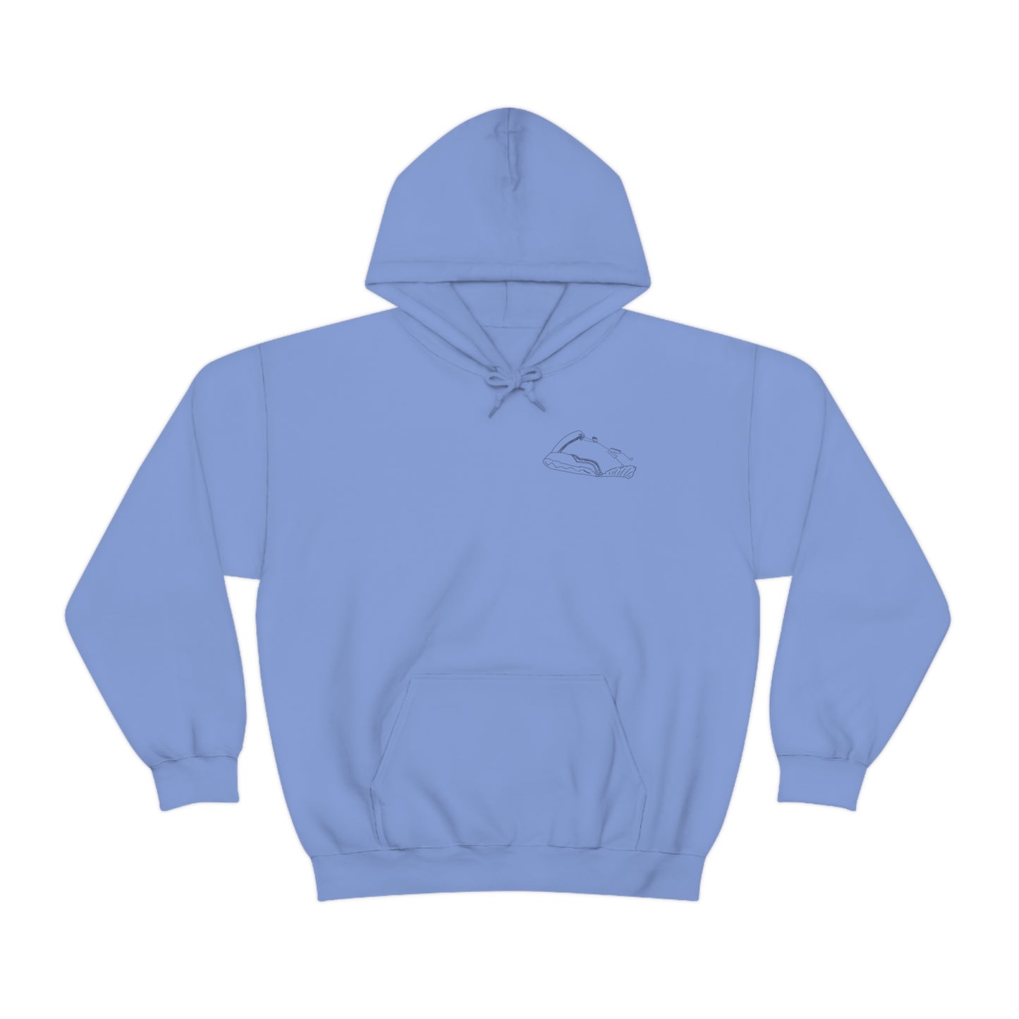 Okauchee Lake, Falling Off Standup Jetski - Unisex Heavy Blend Hooded Sweatshirt