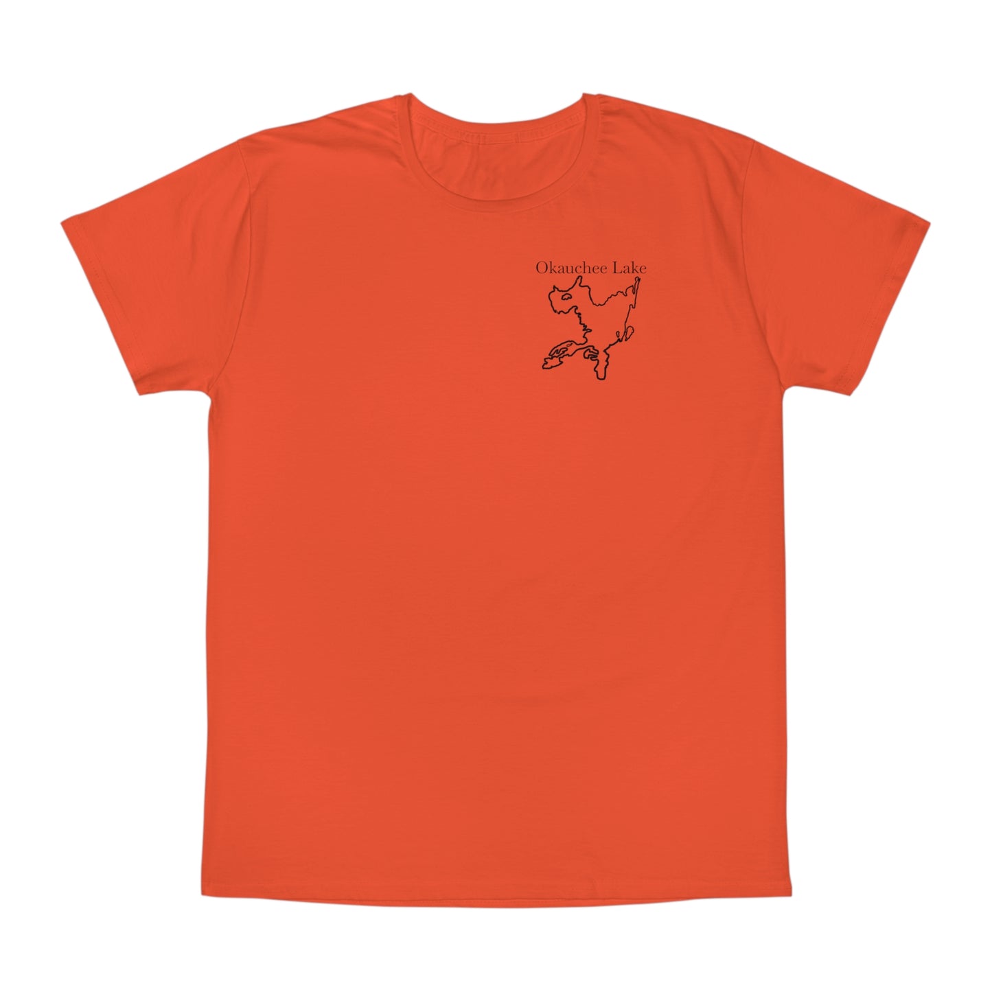Okauchee Lake, kayak back - Unisex Lightweight short sleeve