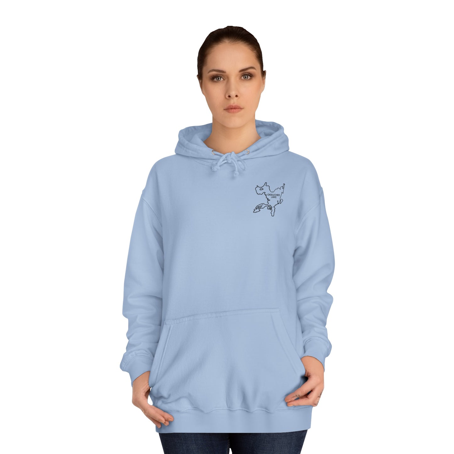 Bow fishing on Okauchee Lake - Medium Weight Hoodie