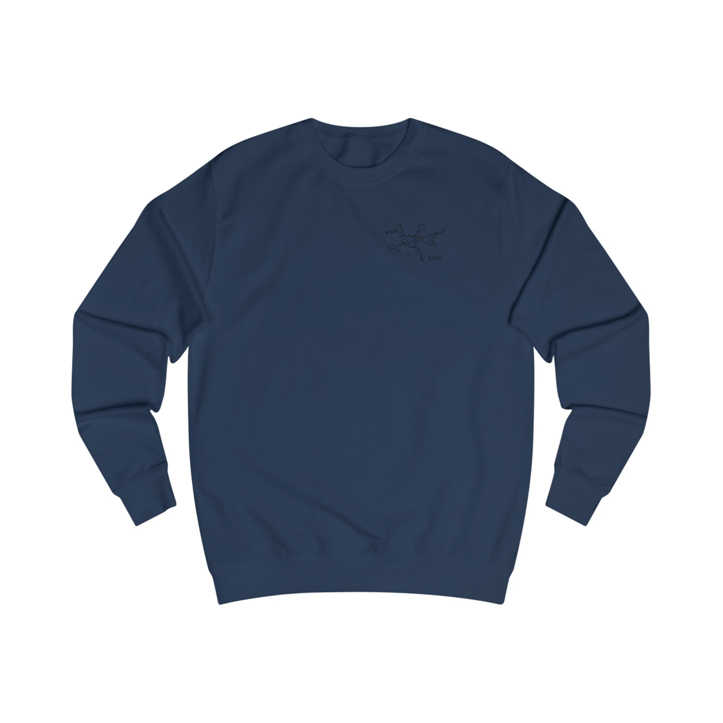 Manitowish Waters Fishing Off Dock - Men's Crewneck