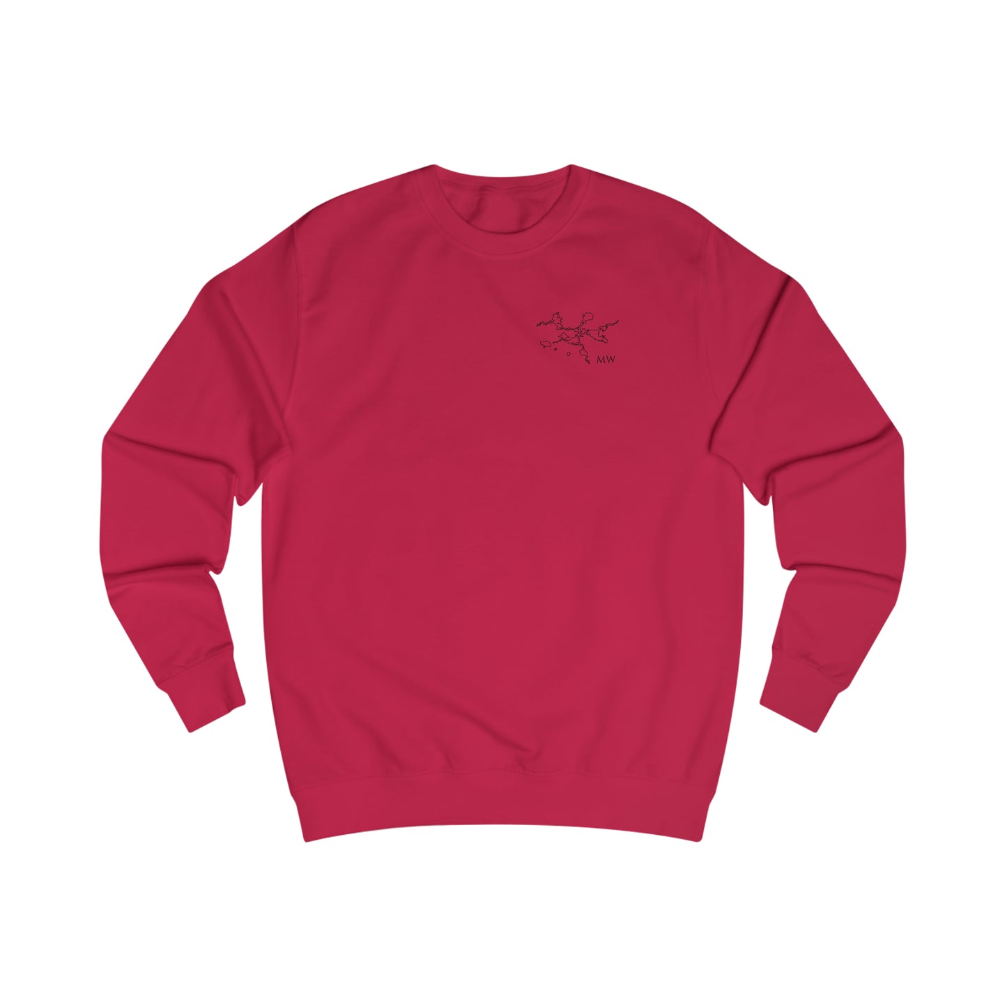 Manitowish Waters Fishing Off Dock - Men's Crewneck