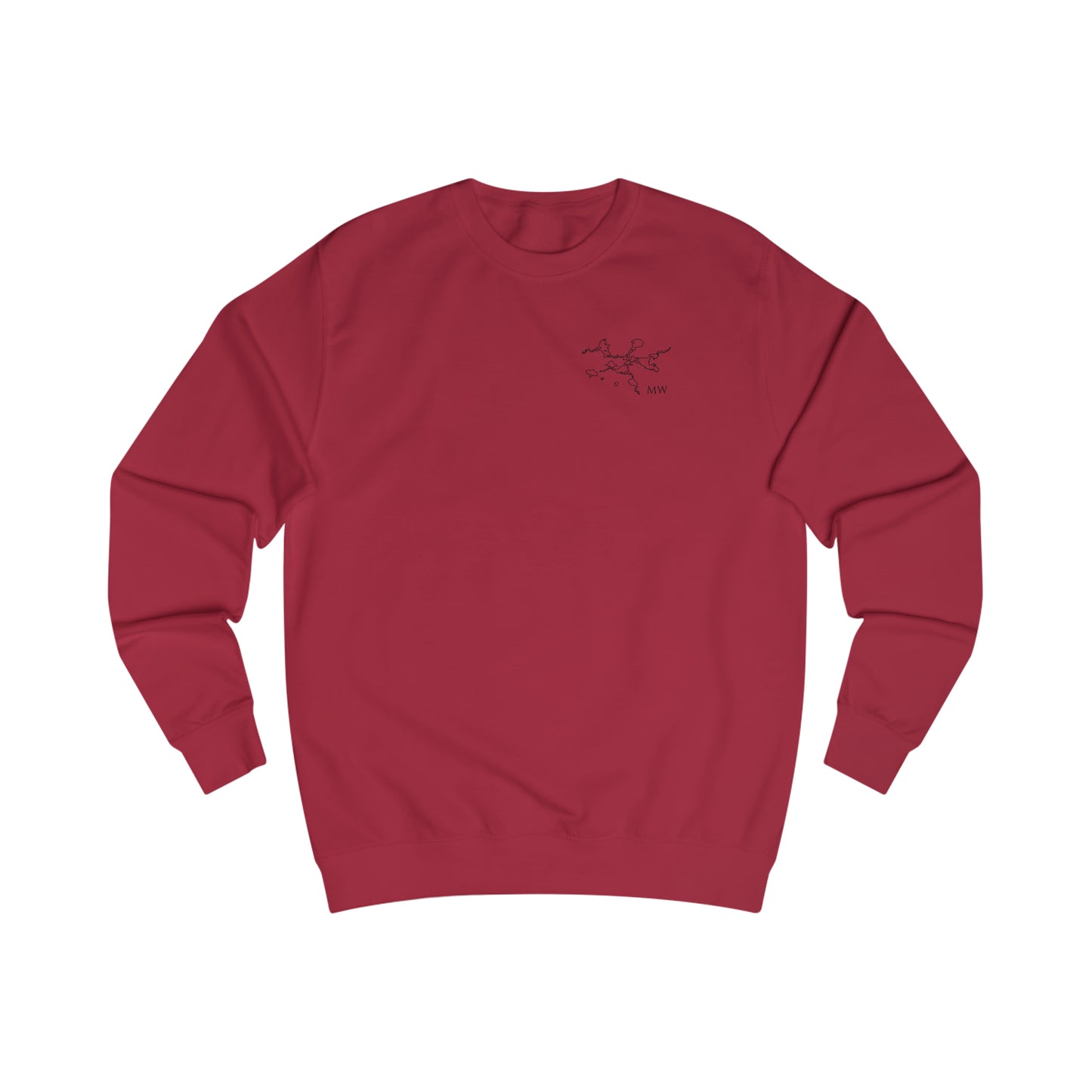 Manitowish Waters Fishing Off Dock - Men's Crewneck