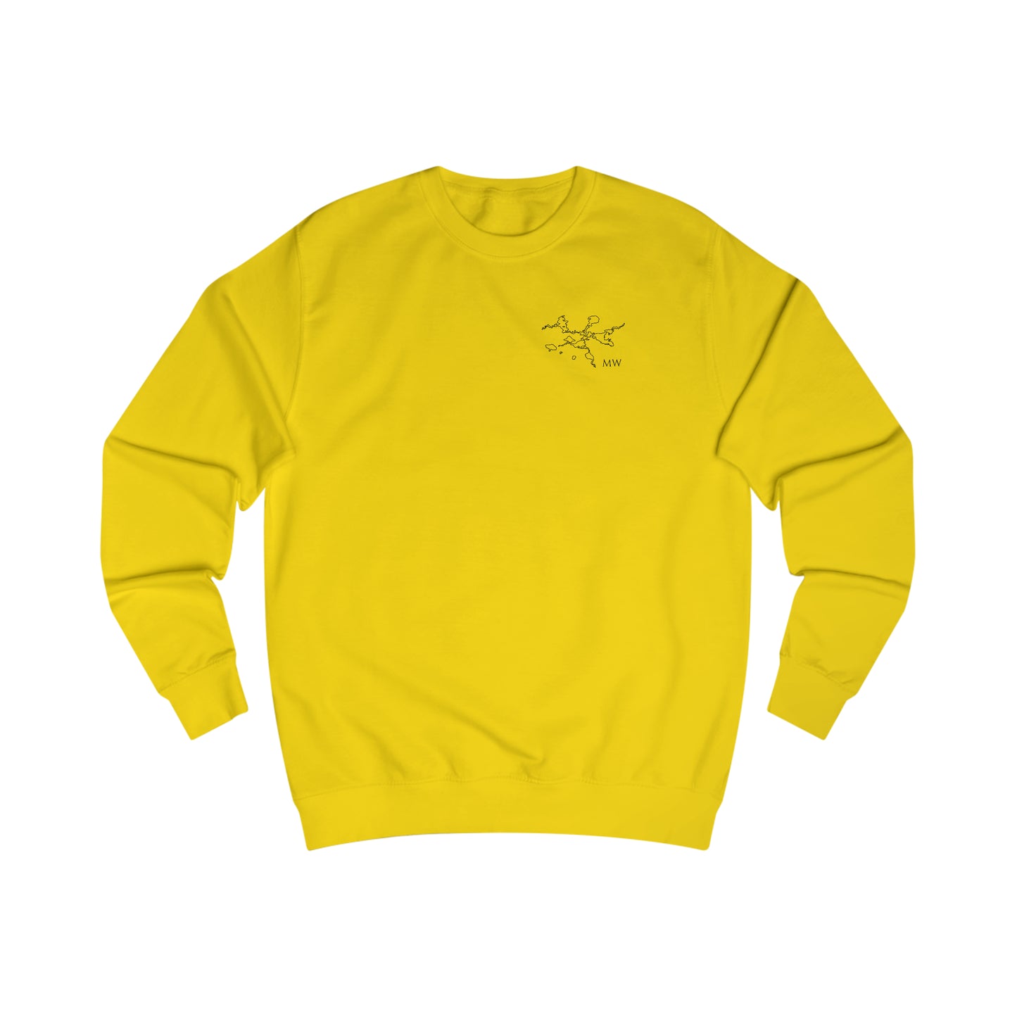 Manitowish Waters Fishing Off Dock - Men's Crewneck