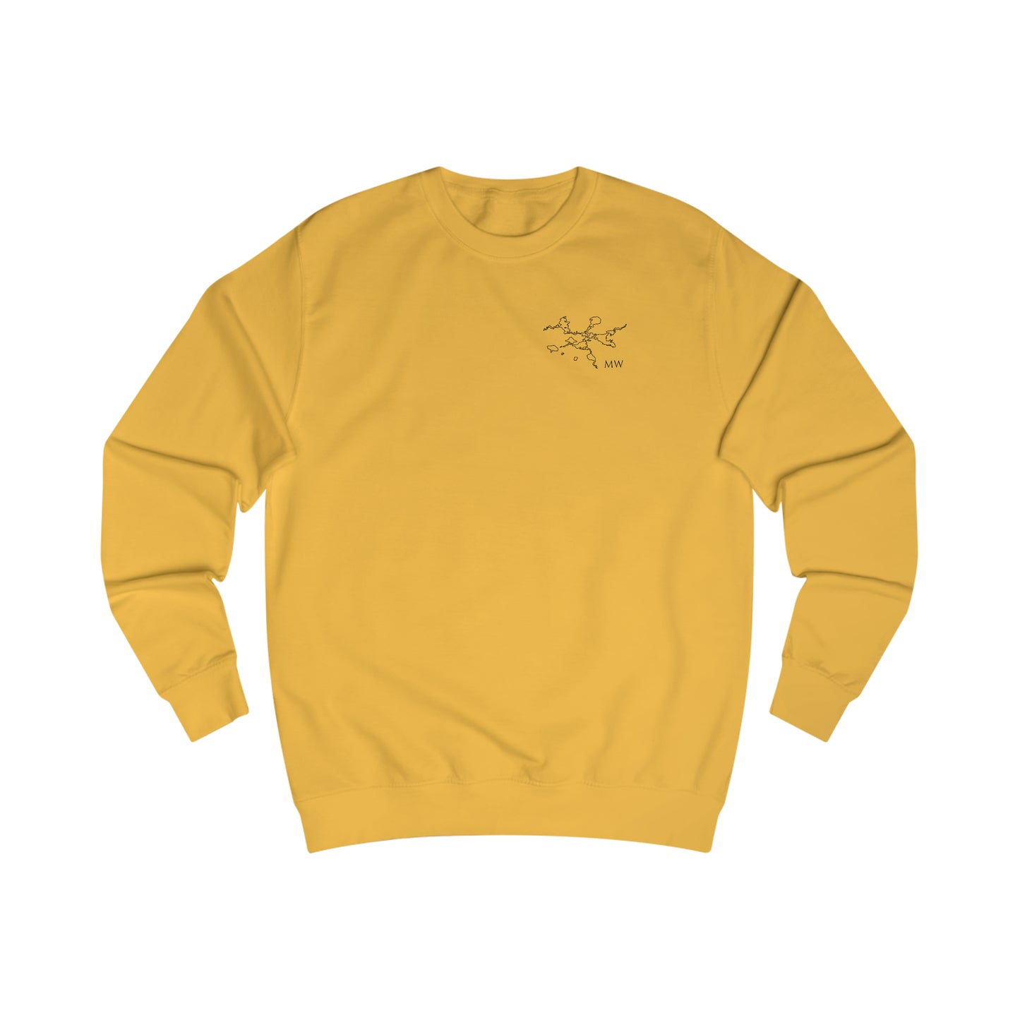 Manitowish Waters Fishing Off Dock - Men's Crewneck