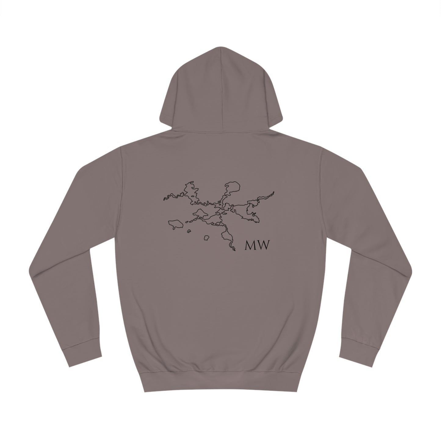 Manitowish Waters Wakeboard Patch - Unisex Hoodie Medium Weight