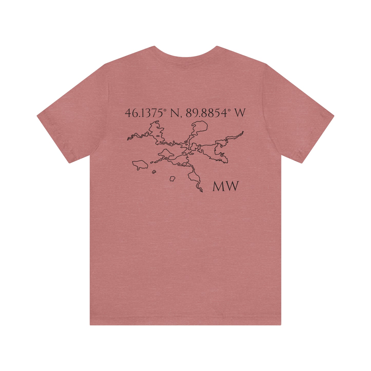 Bottle Patch - Manitowish Waters Unisex Lightweight Short Sleeve Tee