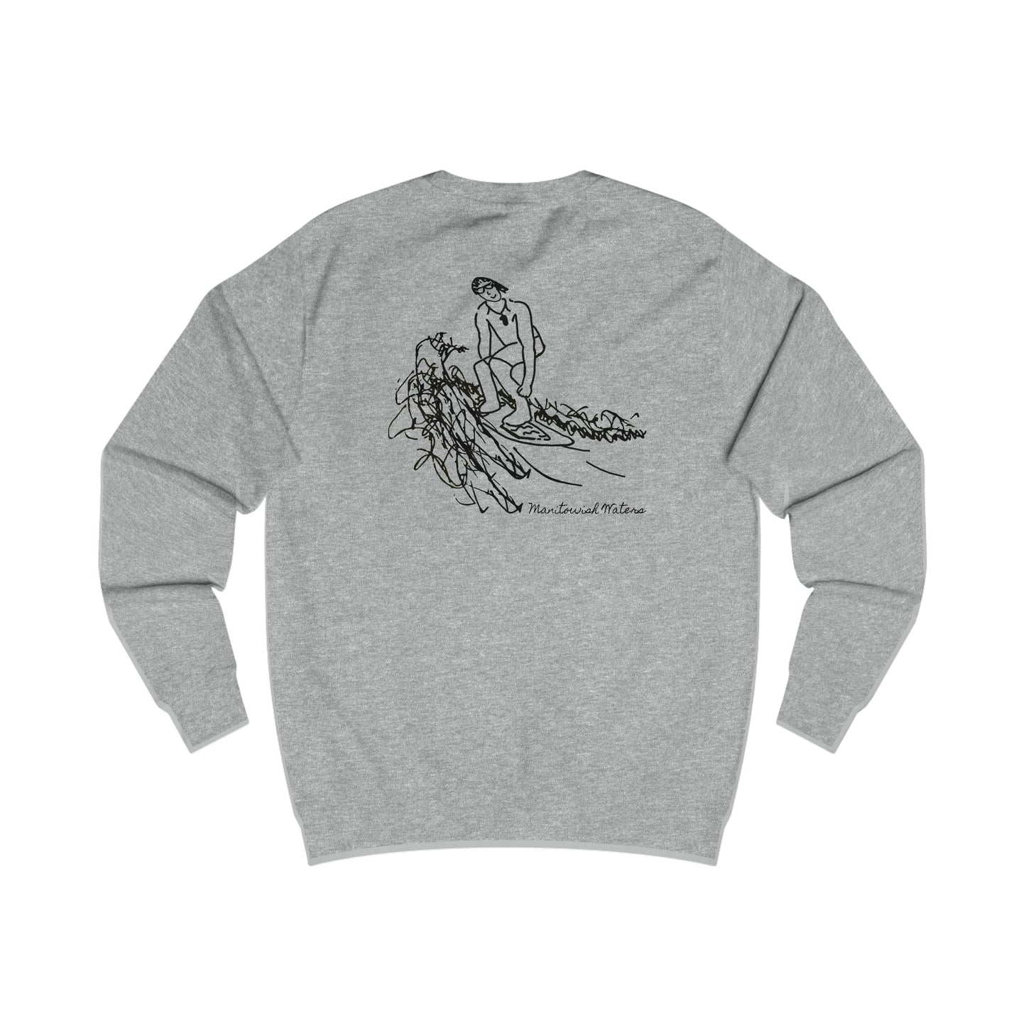 Manitowish Waters Surf Sketch - Men's Crewneck