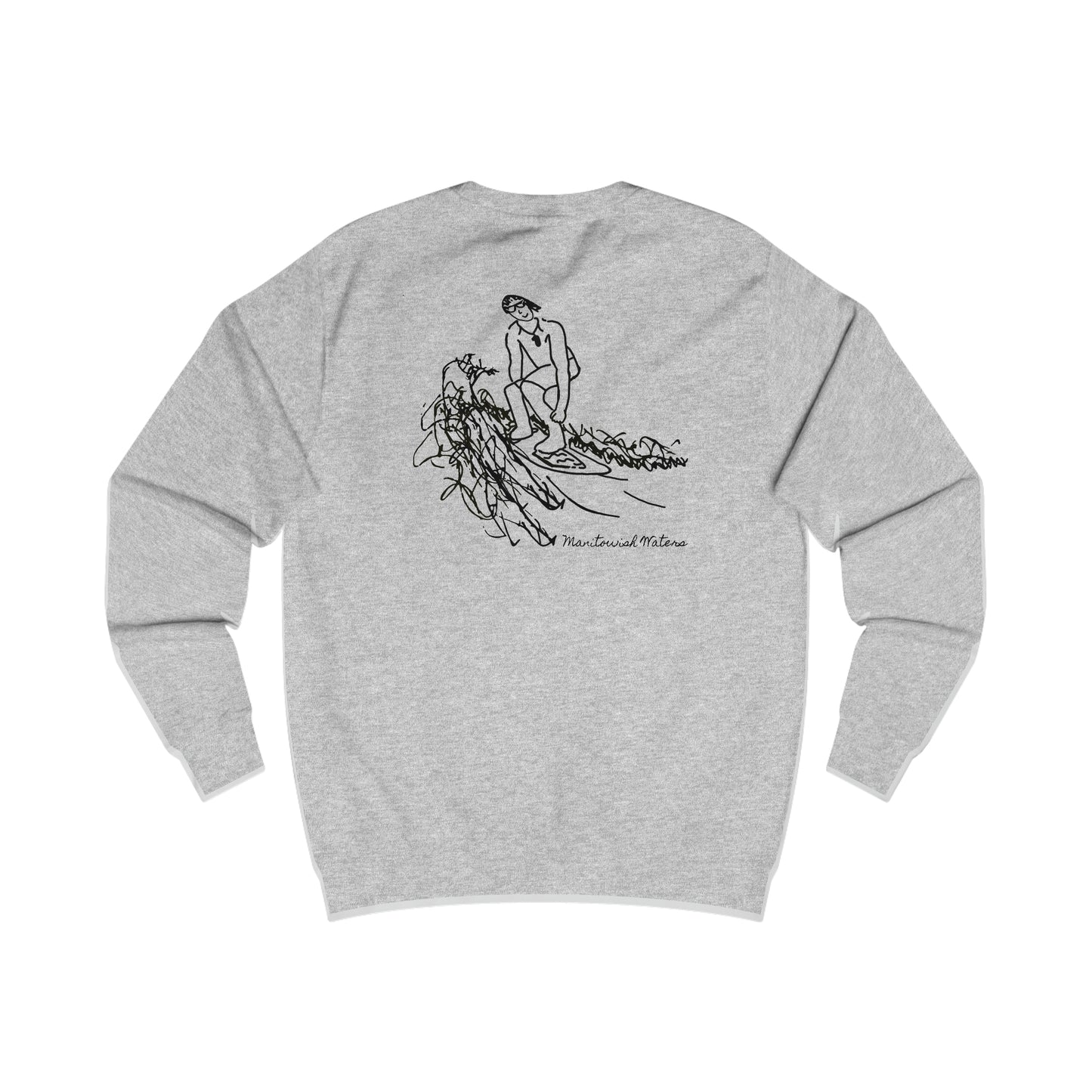 Manitowish Waters Surf Sketch - Men's Crewneck