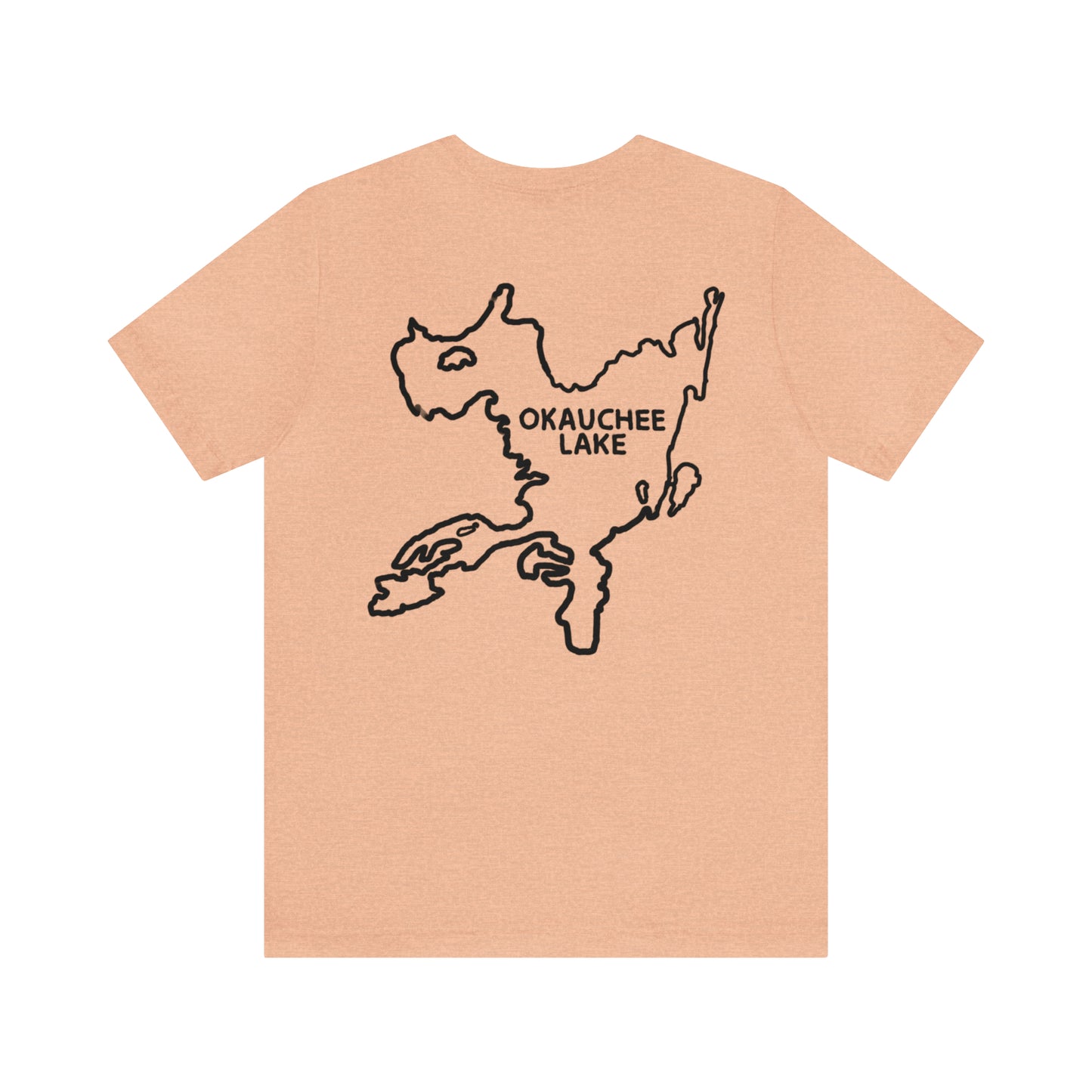 Okauchee Lake, Malibu Wakesetter - Unisex Lightweight Short Sleeve Tee