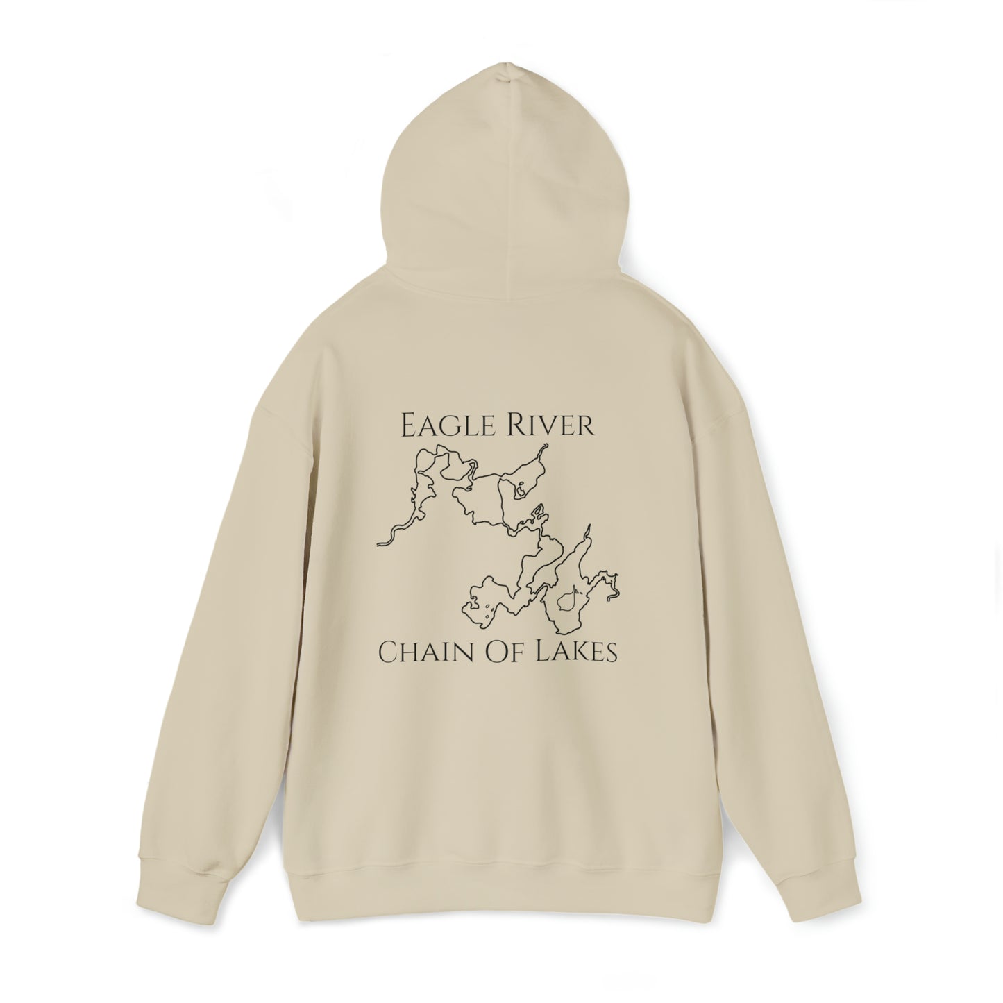 Eagle River Inner Tube Girl - Unisex Heavy Blend Hooded Sweatshirt