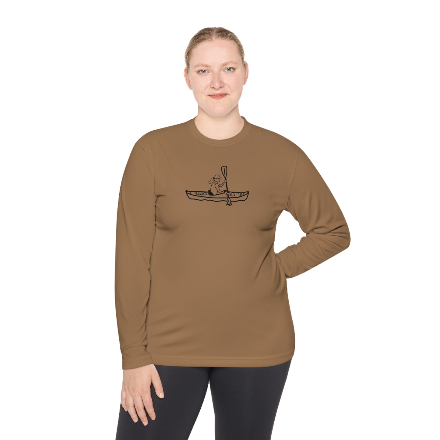 Lightweight Long Sleeve Tee (Kayak Girl Design)