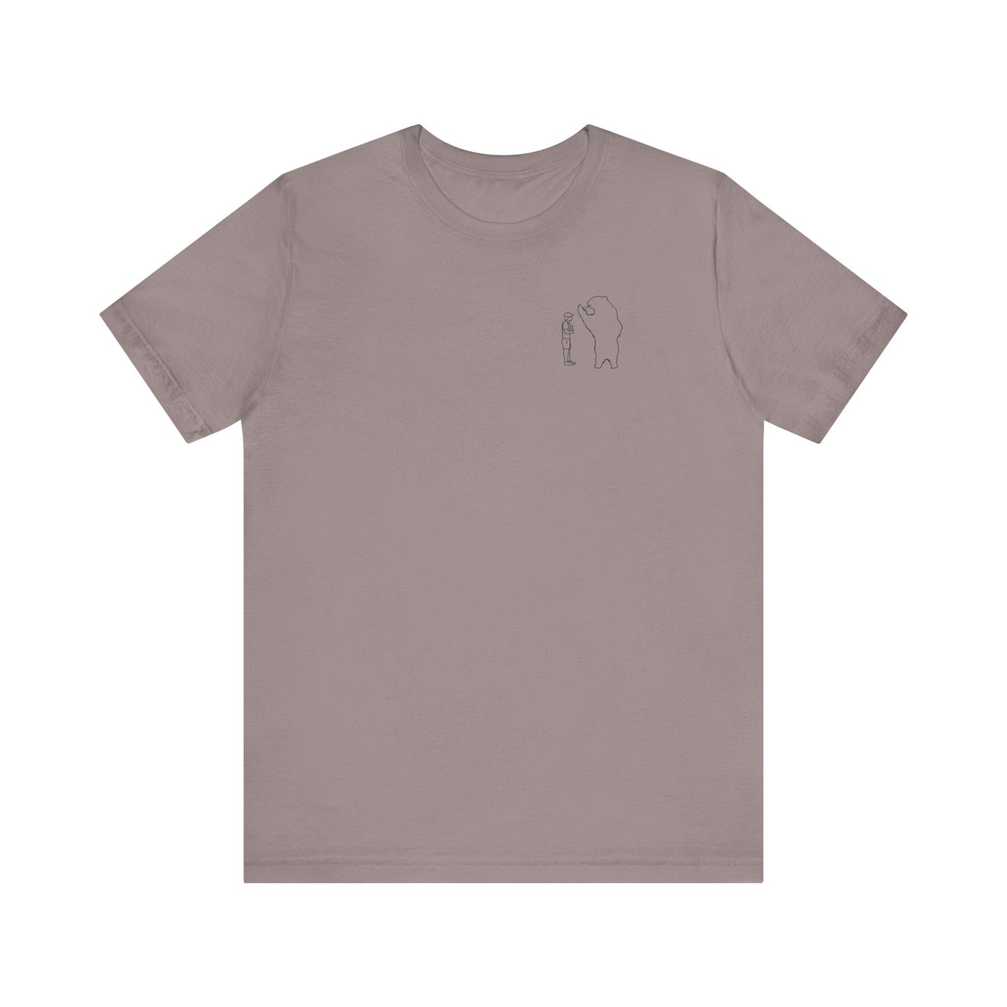 Papa Bear Yellowstone National Park Unisex Lightweight Short Sleeve Tee