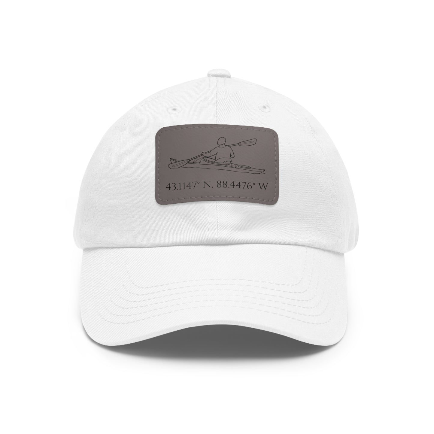 Hat with Leather Patch (Kayak Male Design)