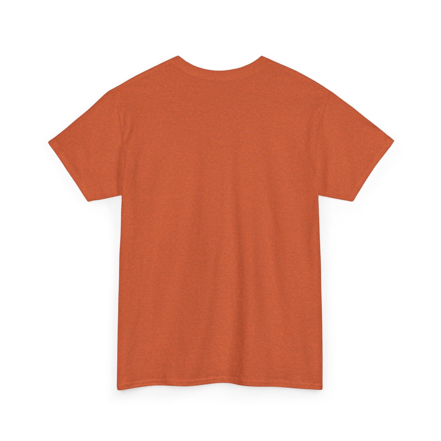 Unisex Heavy Cotton Tee (Kayak Dog Golden Retriever Design)