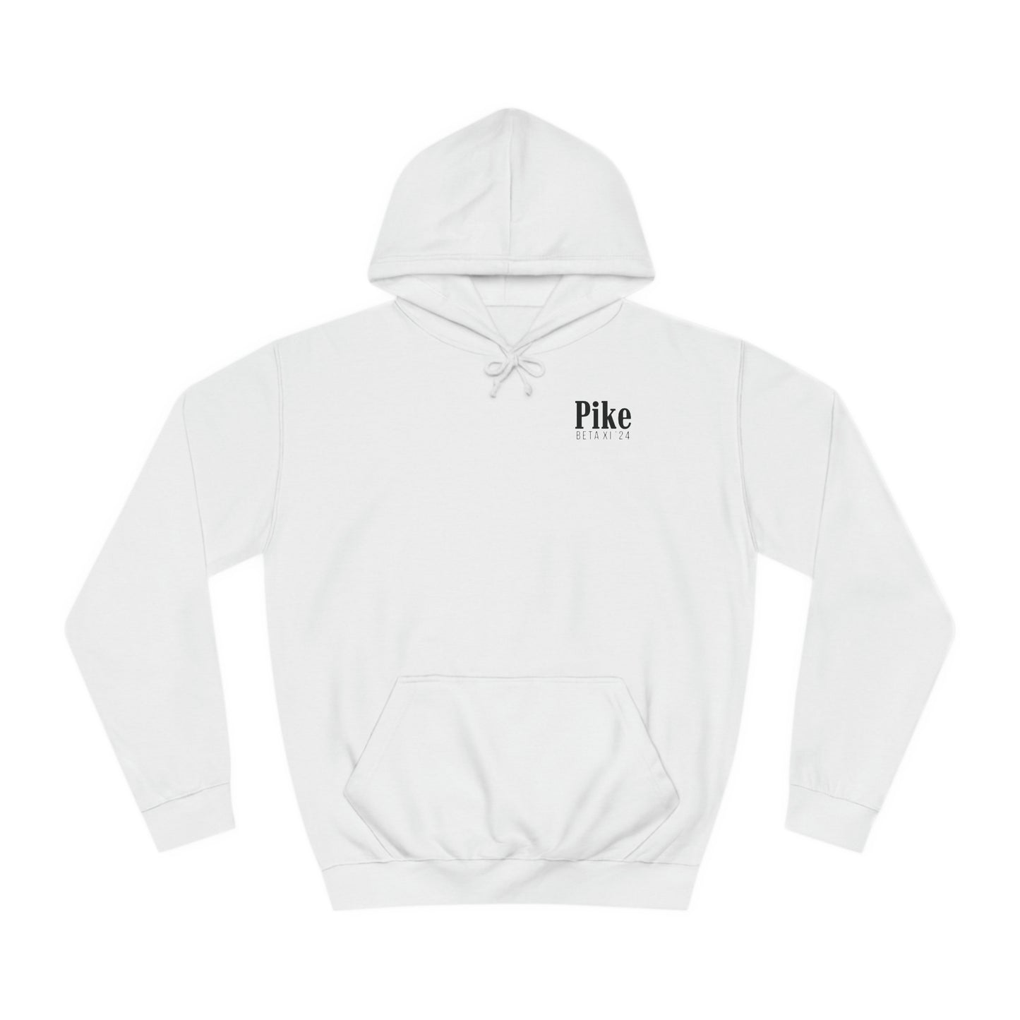 Pike Final Mockup Navy Unisex Hoodie Medium Weight (brown and navy yellow)